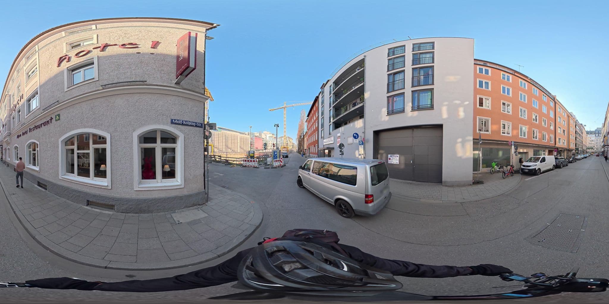 Street view near Alpen Hotel, Munich — © osmplus_org (CC BY-SA · Mapillary)