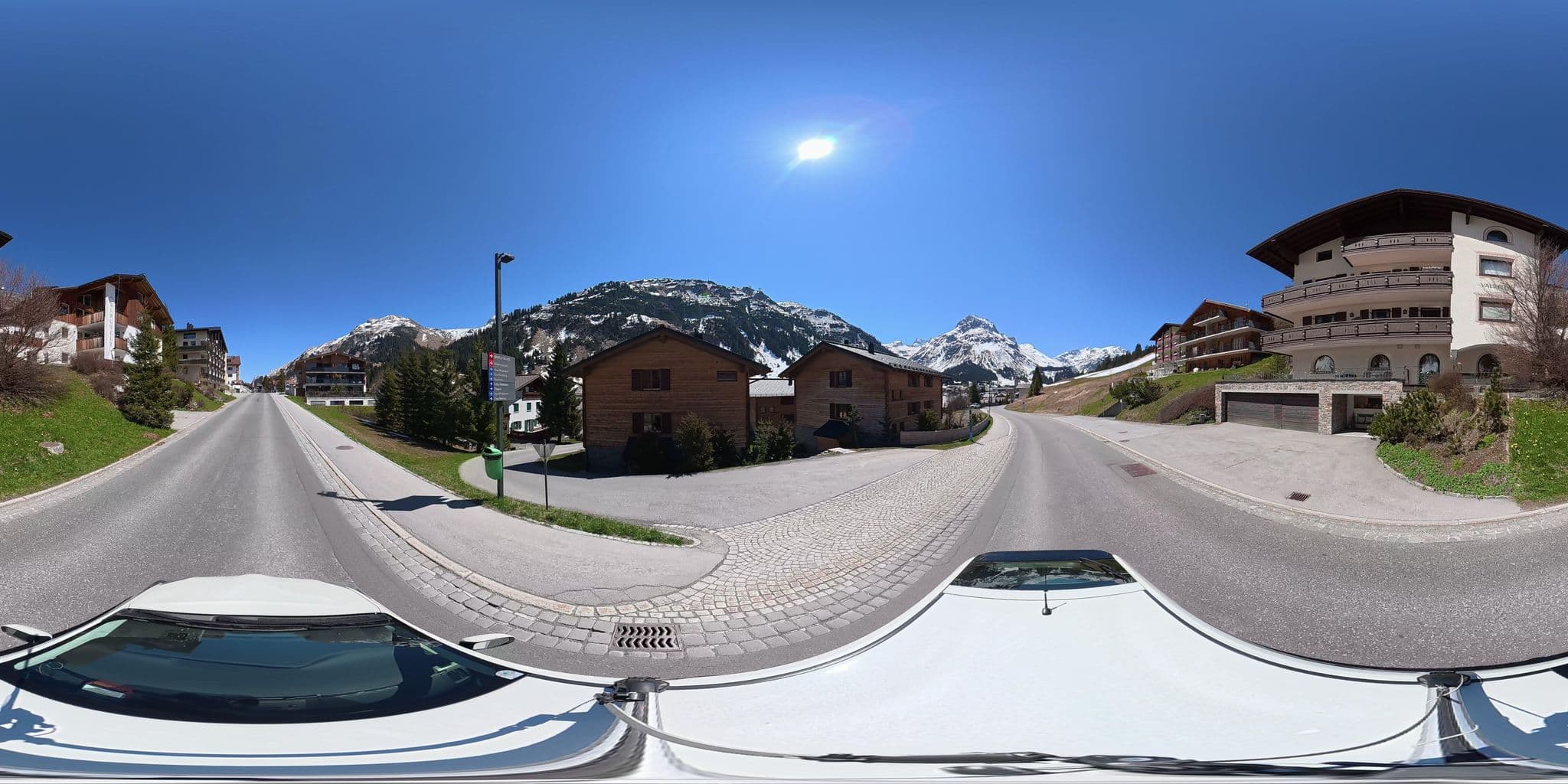 Street view near Valbella, Lech