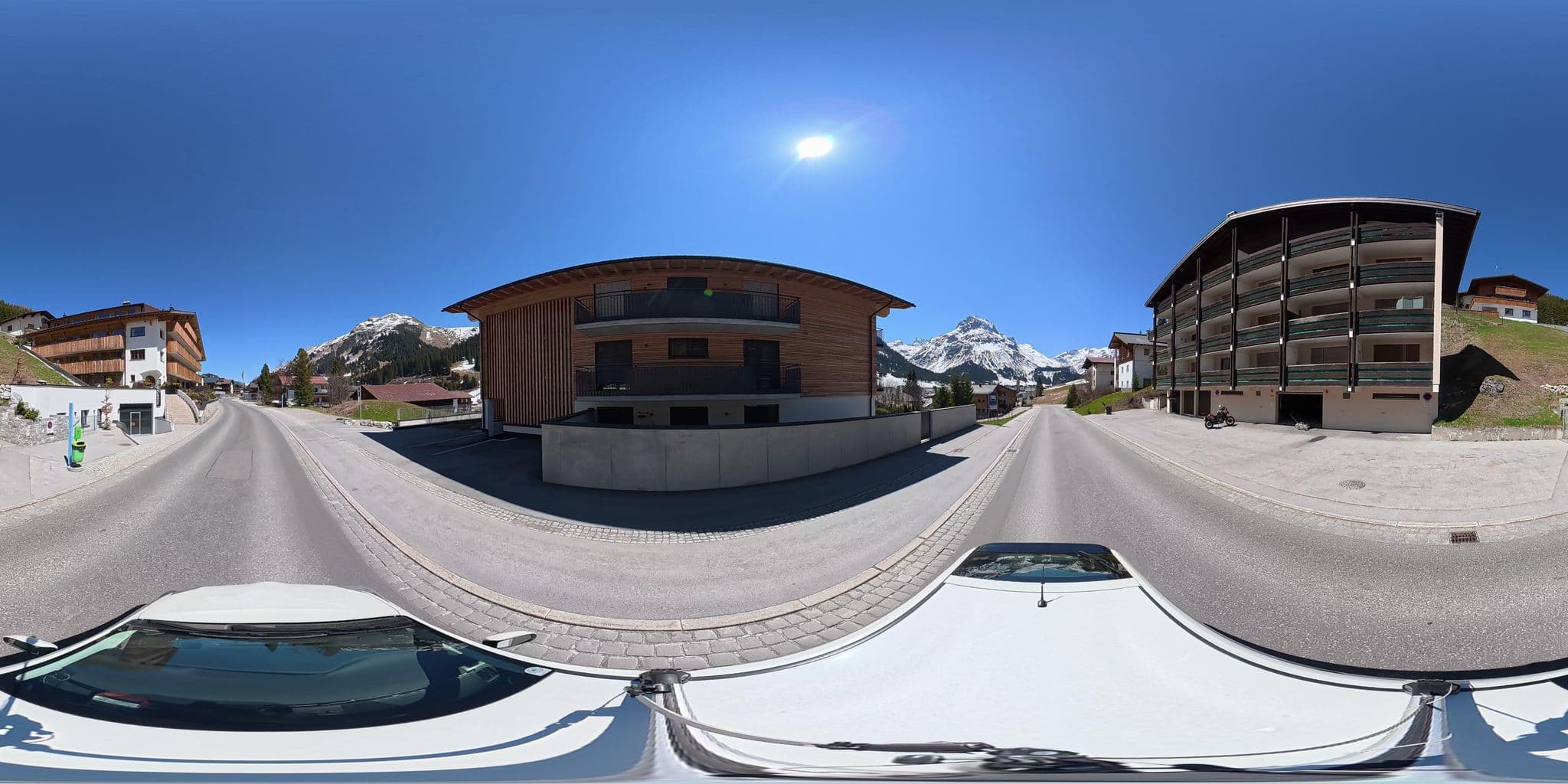 Street view near Haus Zöggeler, Lech