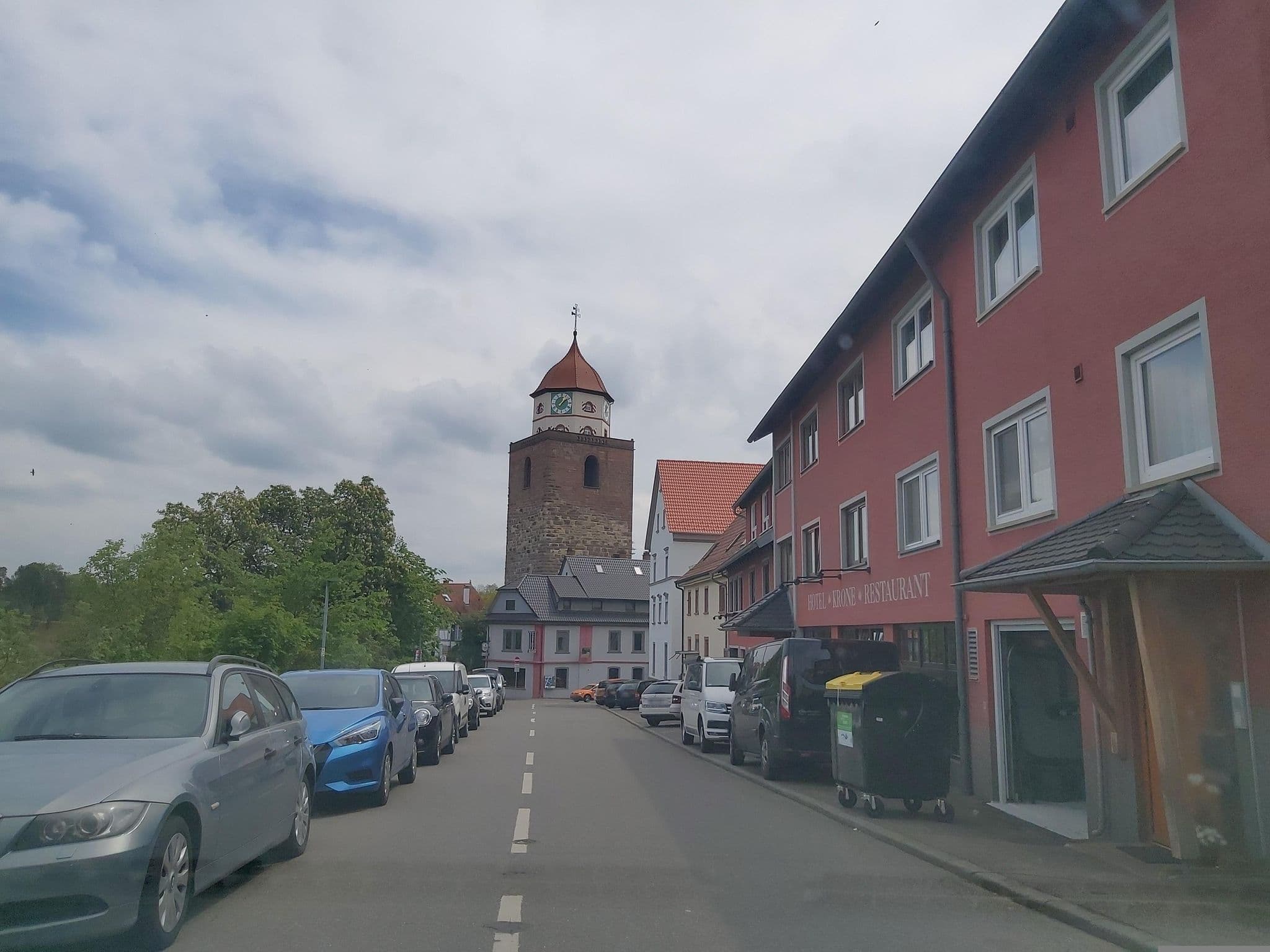 Street view near Hotel Restaurant Krone, Haigerloch — © KrebsRap (CC BY-SA · Mapillary)