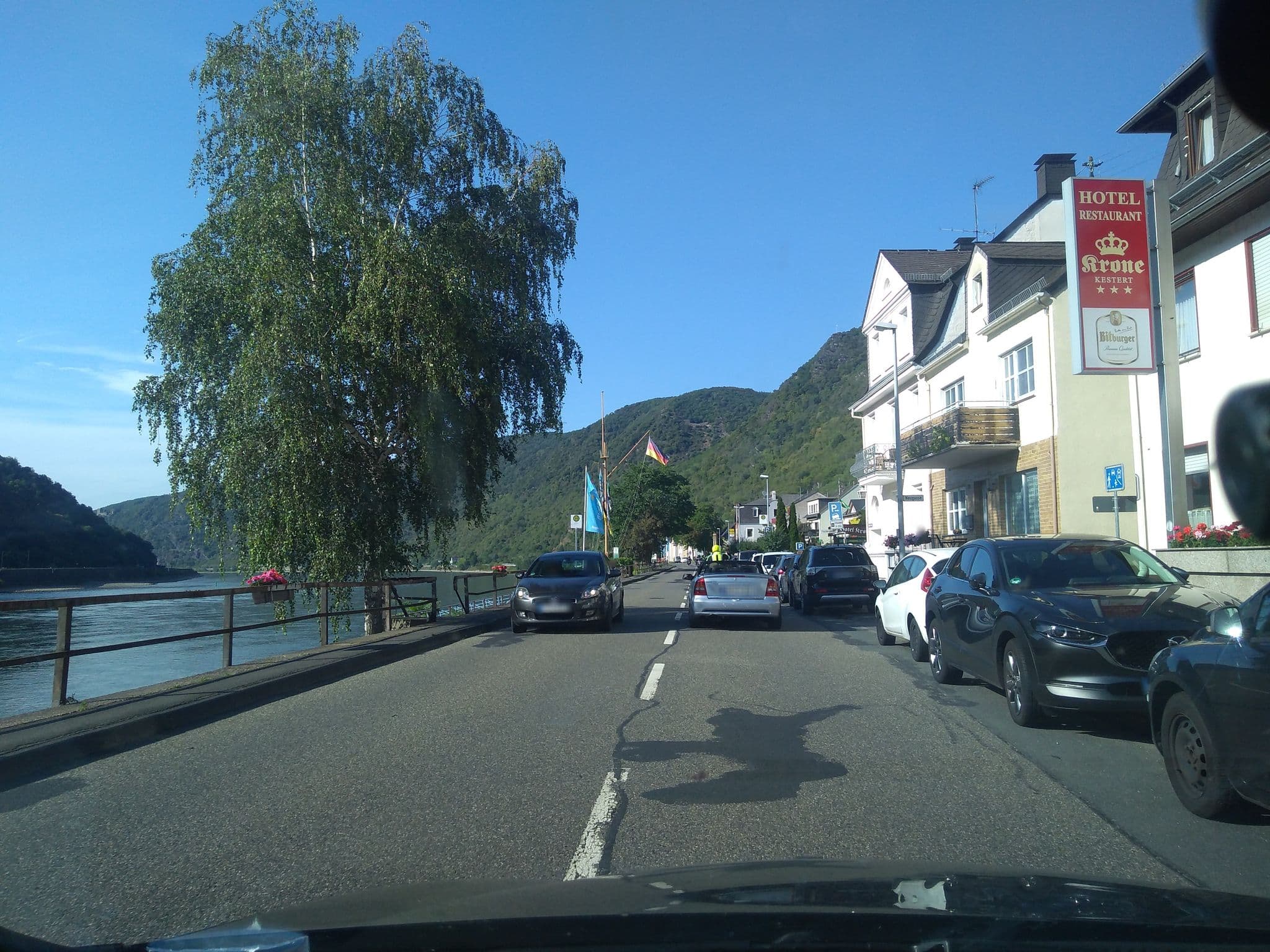 Street view near Enjoy Hotel Krone, Kamp-Bornhofen — © clemdoc (CC BY-SA · Mapillary)