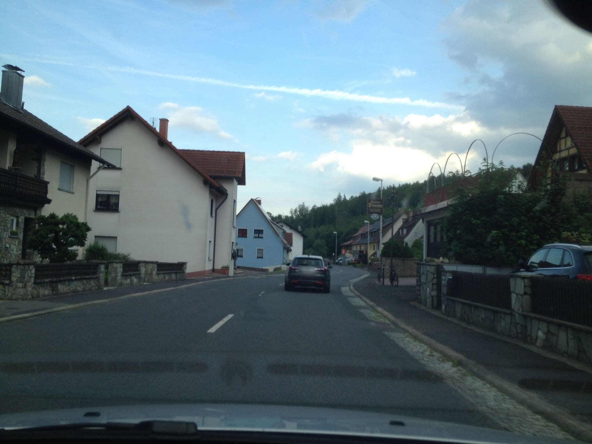 Street view near Pension Diana, Weibersbrunn — © ottokar (CC BY-SA · Mapillary)