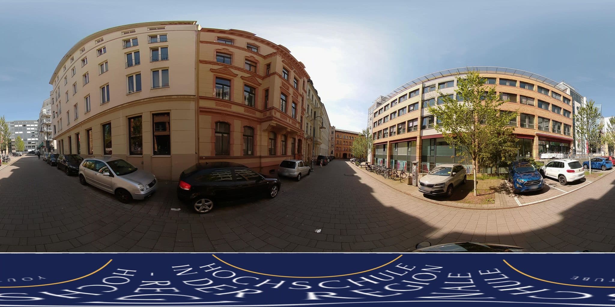 Street view near Dorint Hotel, Halle (Saale) — © MarcAurel2 (CC BY-SA · Mapillary)