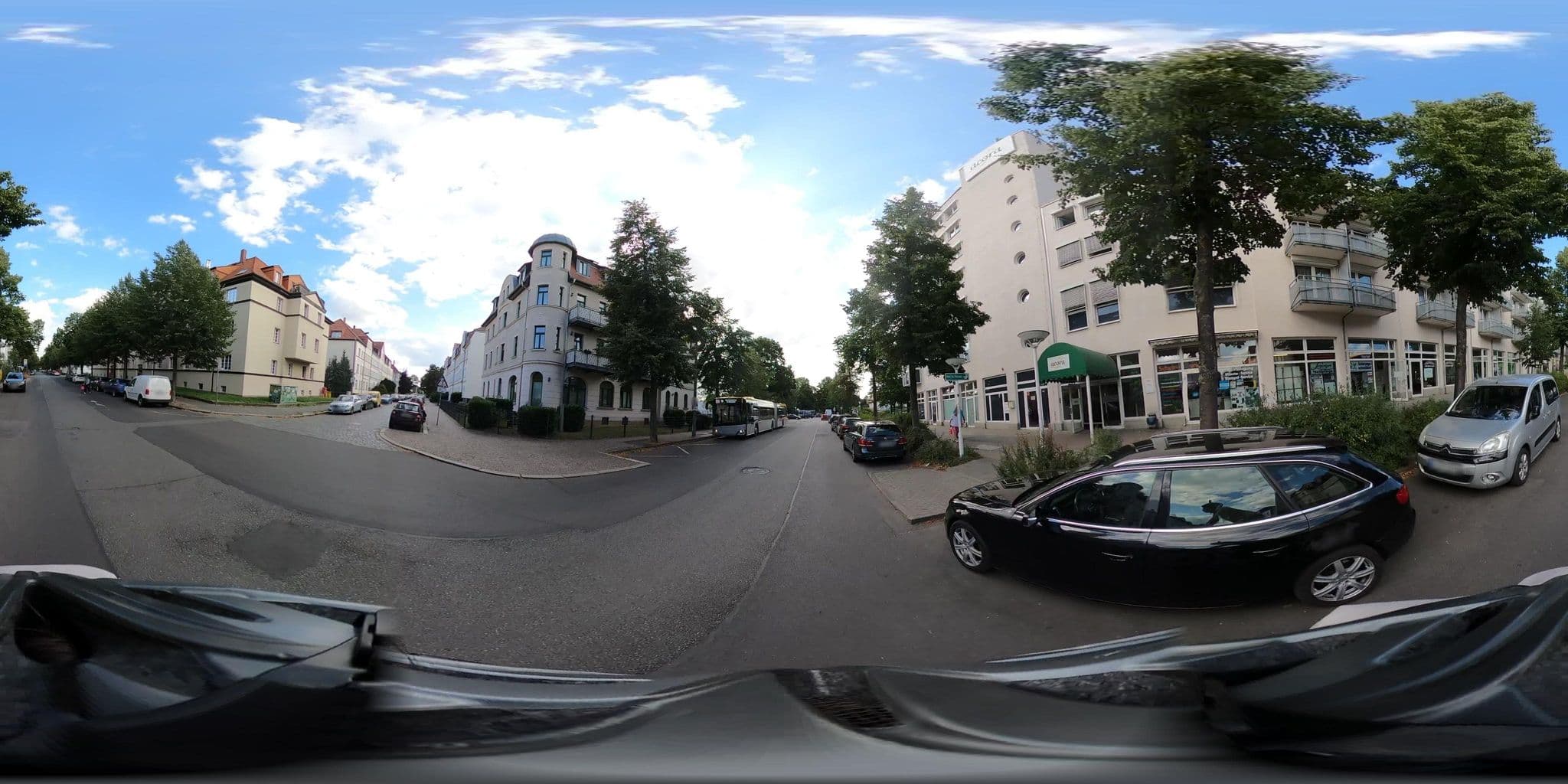 Street view near acora, Großzschocher — © kopra (CC BY-SA · Mapillary)