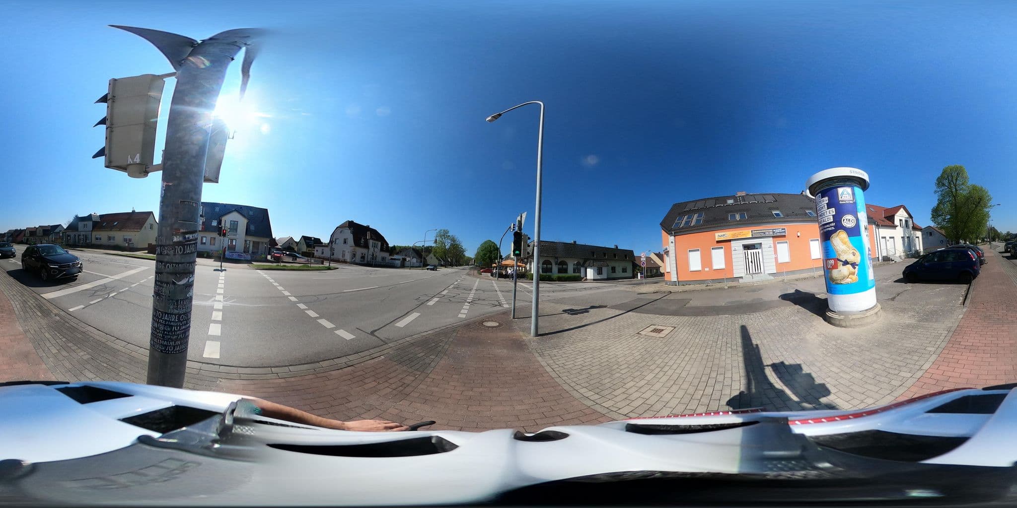 Street view near Pension, Eisenhüttenstadt — © Oderradler (CC BY-SA · Mapillary)