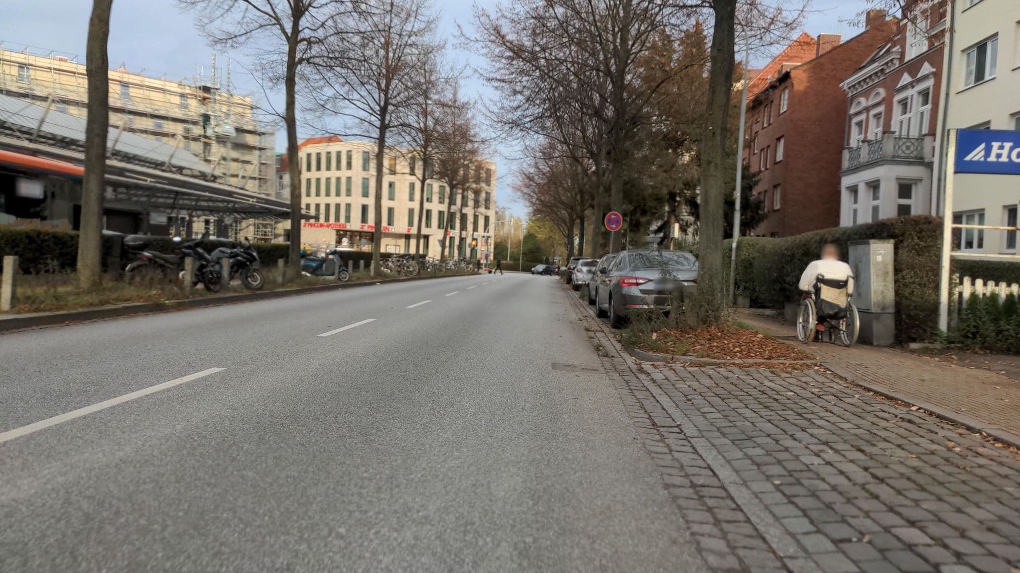 Street view near Baltic Hotel, Lübeck — © rasmustravemnd (CC BY-SA · Mapillary)