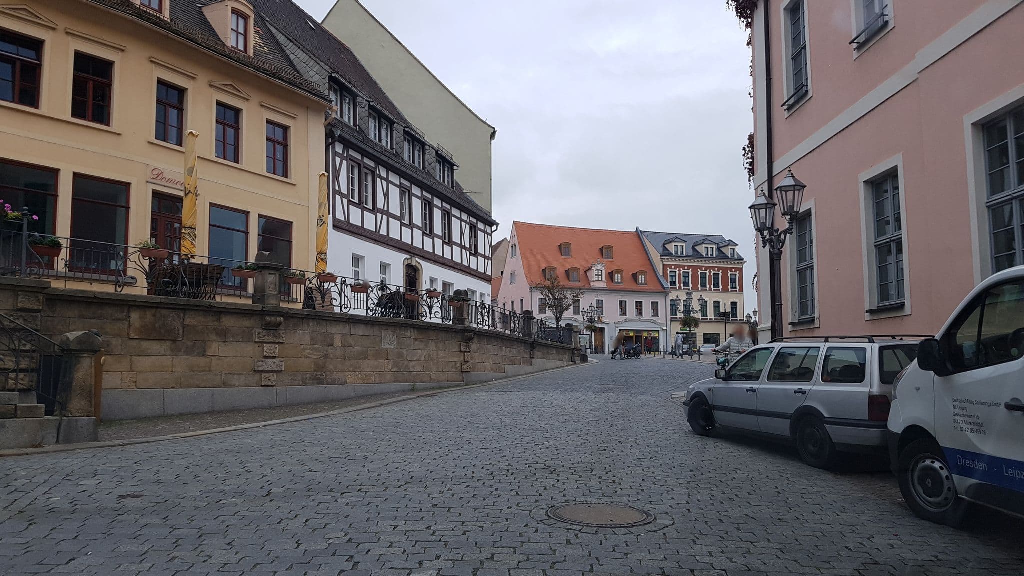Street view near Pension am Markt, Wurzen — © dsmm (CC BY-SA · Mapillary)
