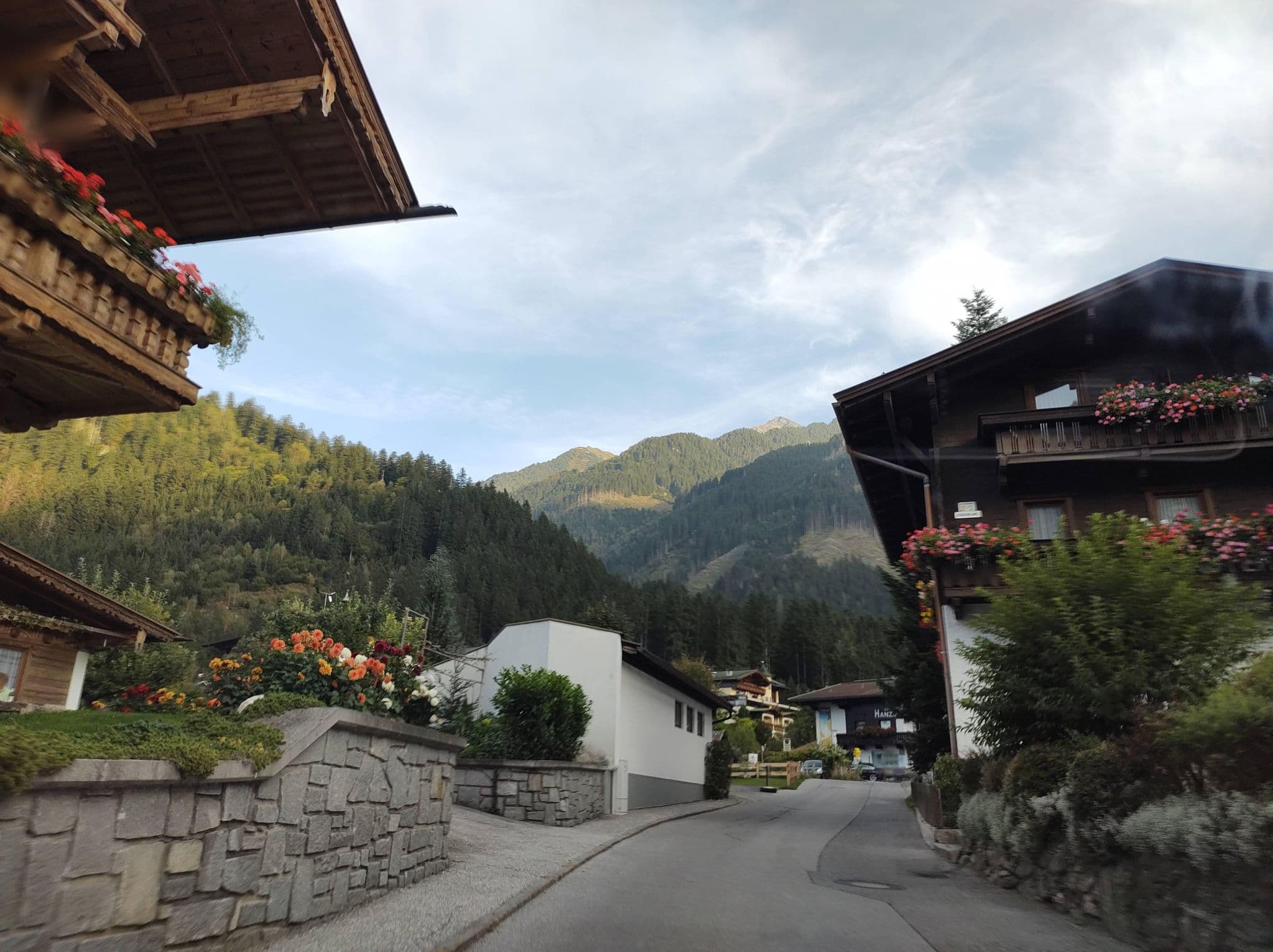 Street view near Landhaus Antonia, Mayrhofen