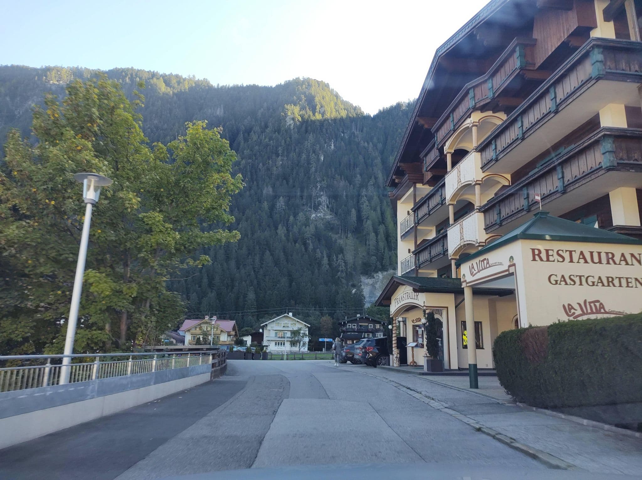 Street view near Hotel Pramstaller, Mayrhofen