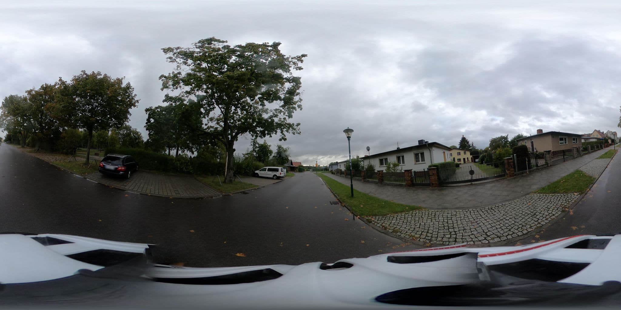 Street view near Pension Sonnenschein, Prenzlau — © Oderradler (CC BY-SA · Mapillary)