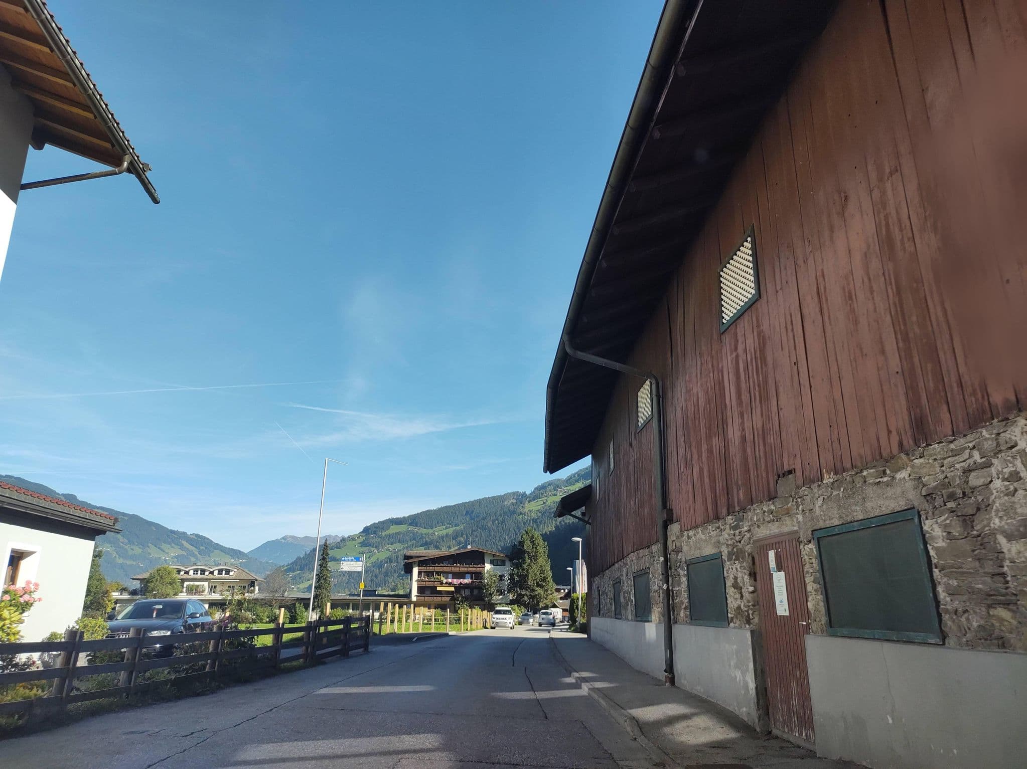 Street view near Laubichl-Hof, Mayrhofen