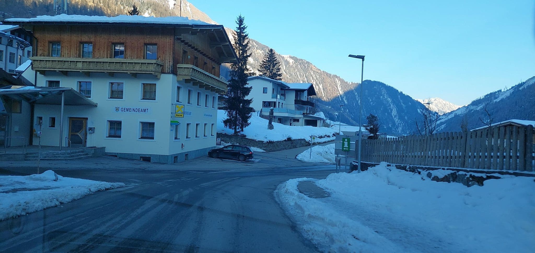 Street view near Gästehaus Alpenrose, Virgen