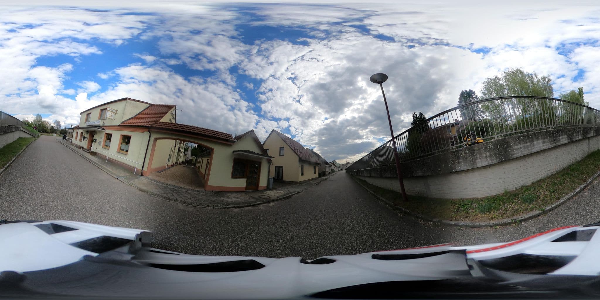 Street view near Pension und Gasthaus "Am Kanal", Müllrose — © Oderradler (CC BY-SA · Mapillary)
