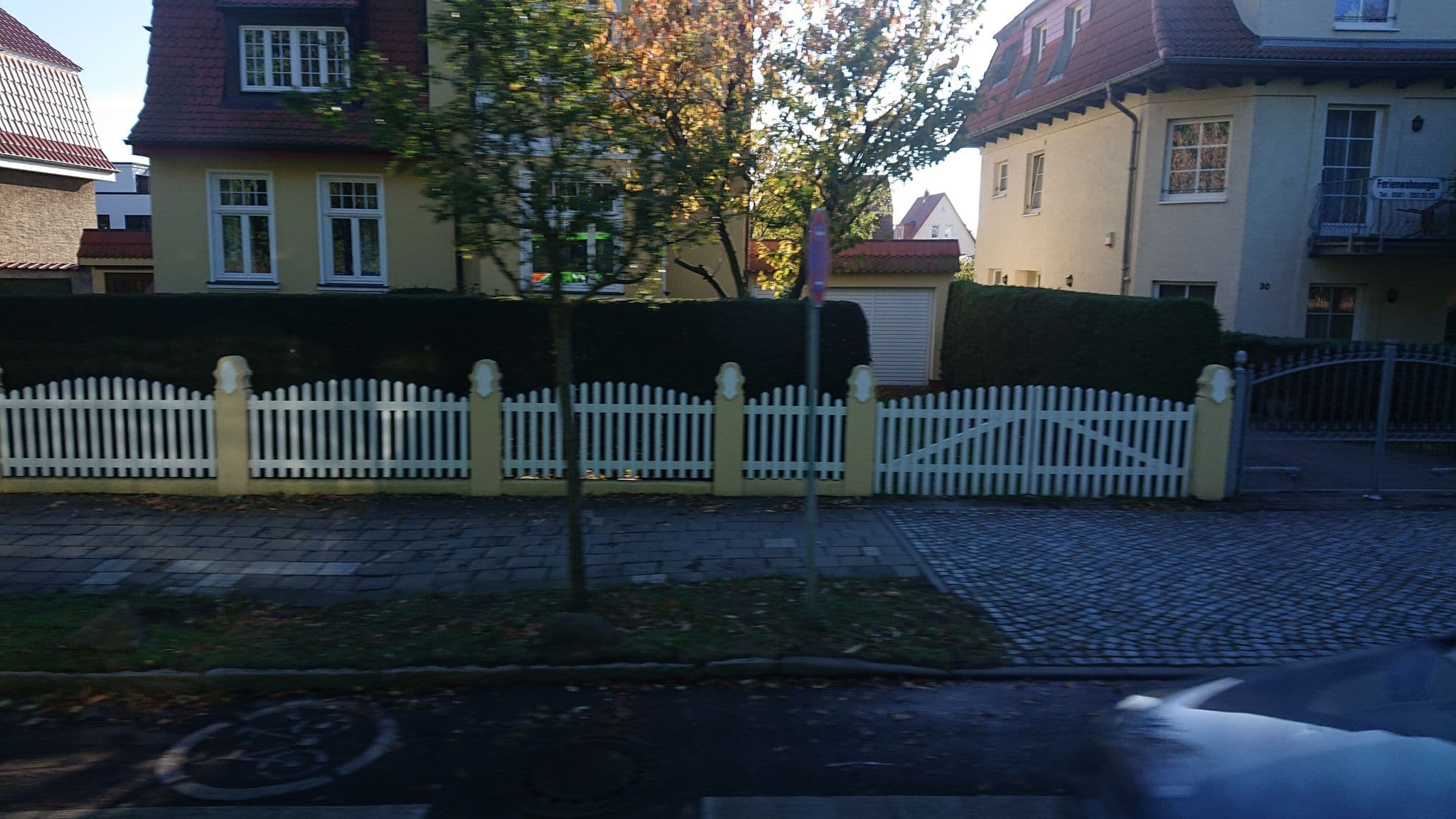 Street view near Burg Freienstein, Warnemünde — © jacobbraeutigam (CC BY-SA · Mapillary)