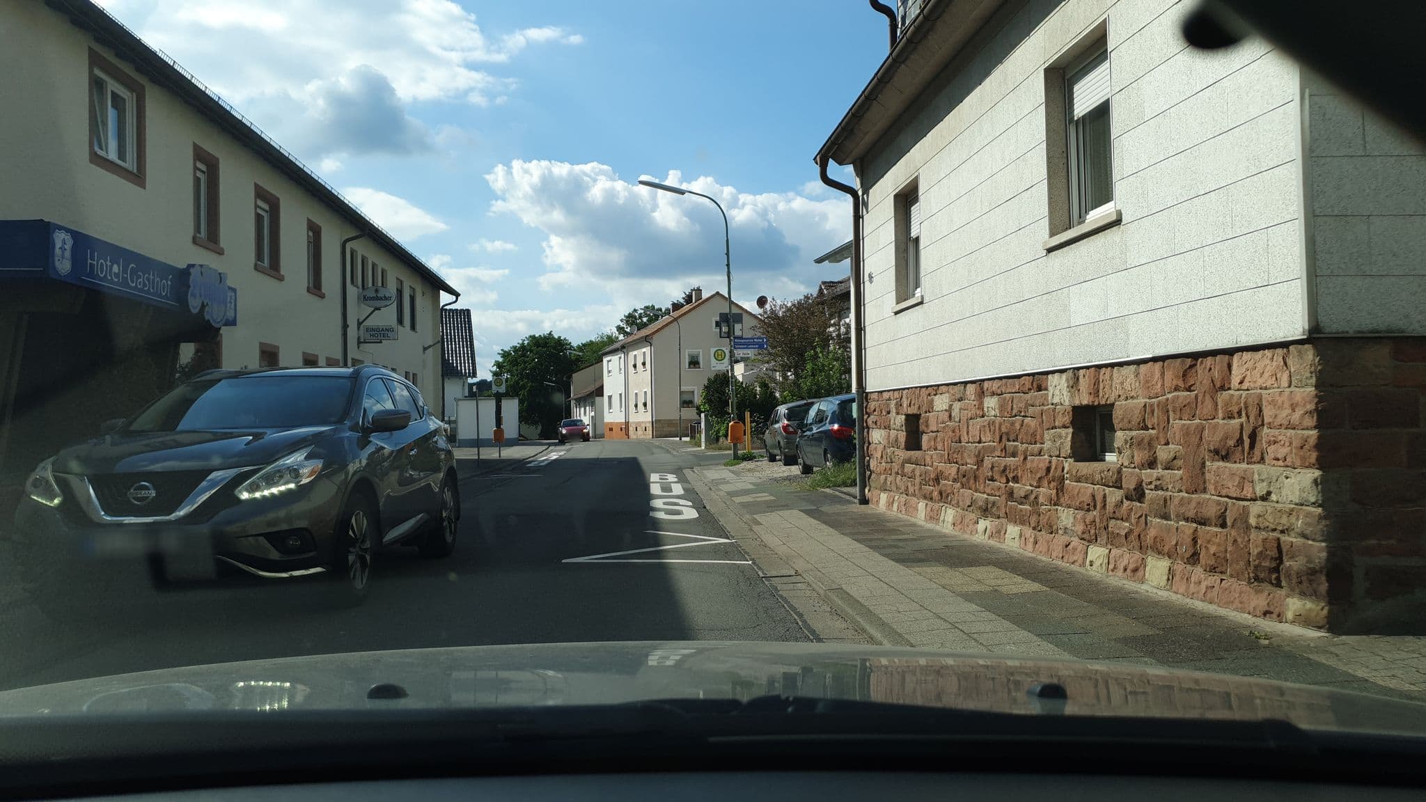 Street view near Gasthof Fröhlich, Stelzenberg — © b166er (CC BY-SA · Mapillary)