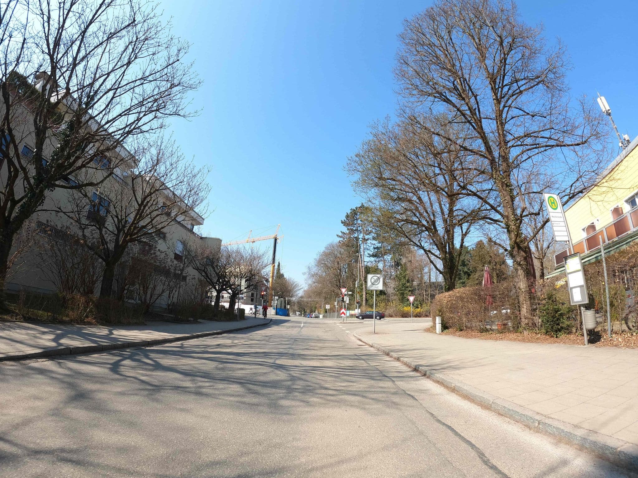 Street view near Hotel Pegasus, Pullach im Isartal — © strubbl (CC BY-SA · Mapillary)