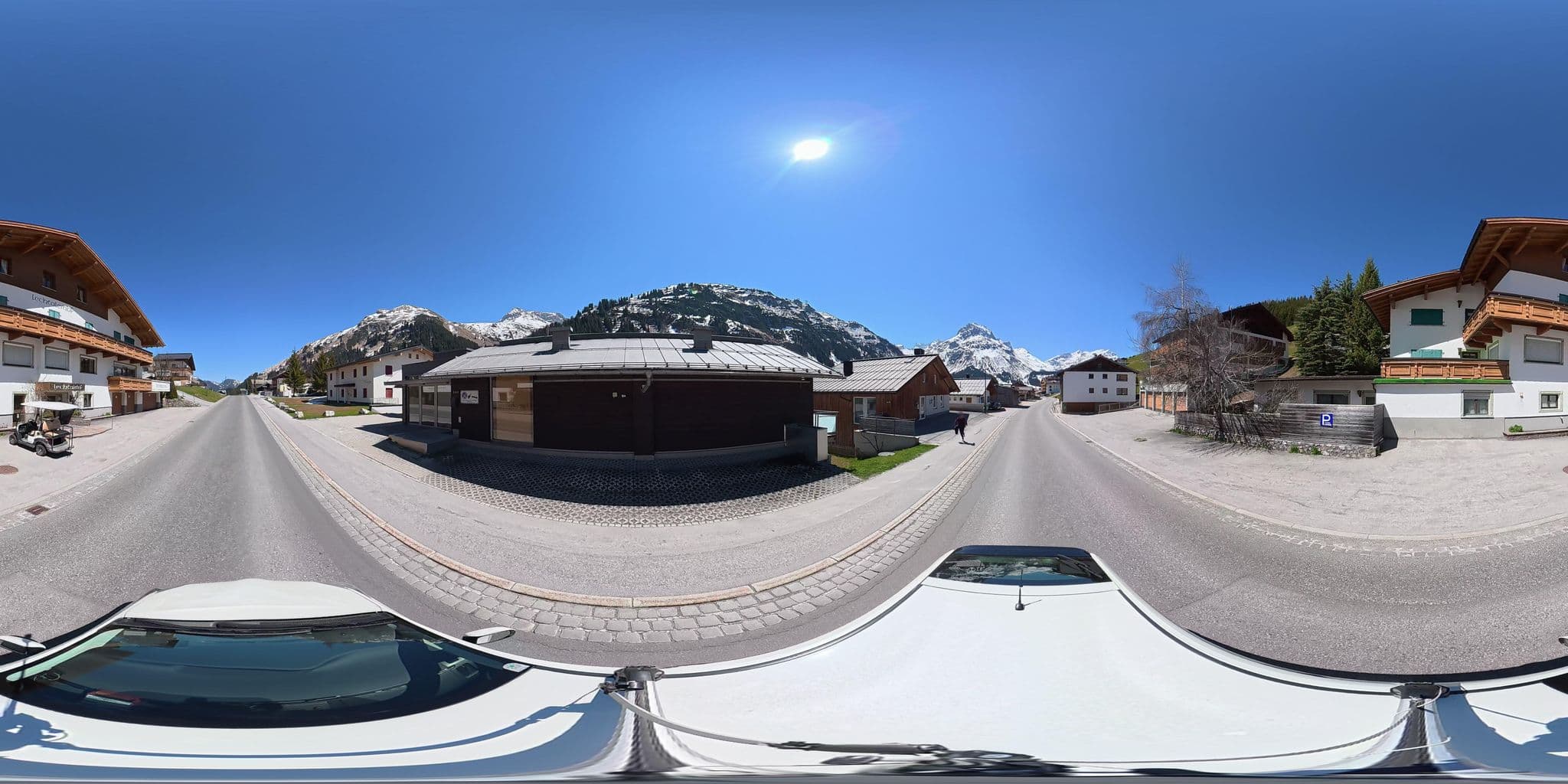 Street view near Lechtalerhof, Lech