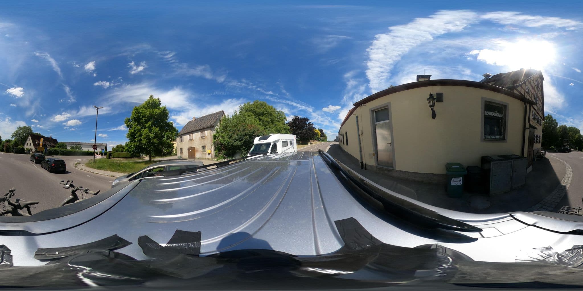 Street view near Brauereigasthof Landwehr-Bräu, Steinsfeld — © Mobilitaetswerk (CC BY-SA · Mapillary)