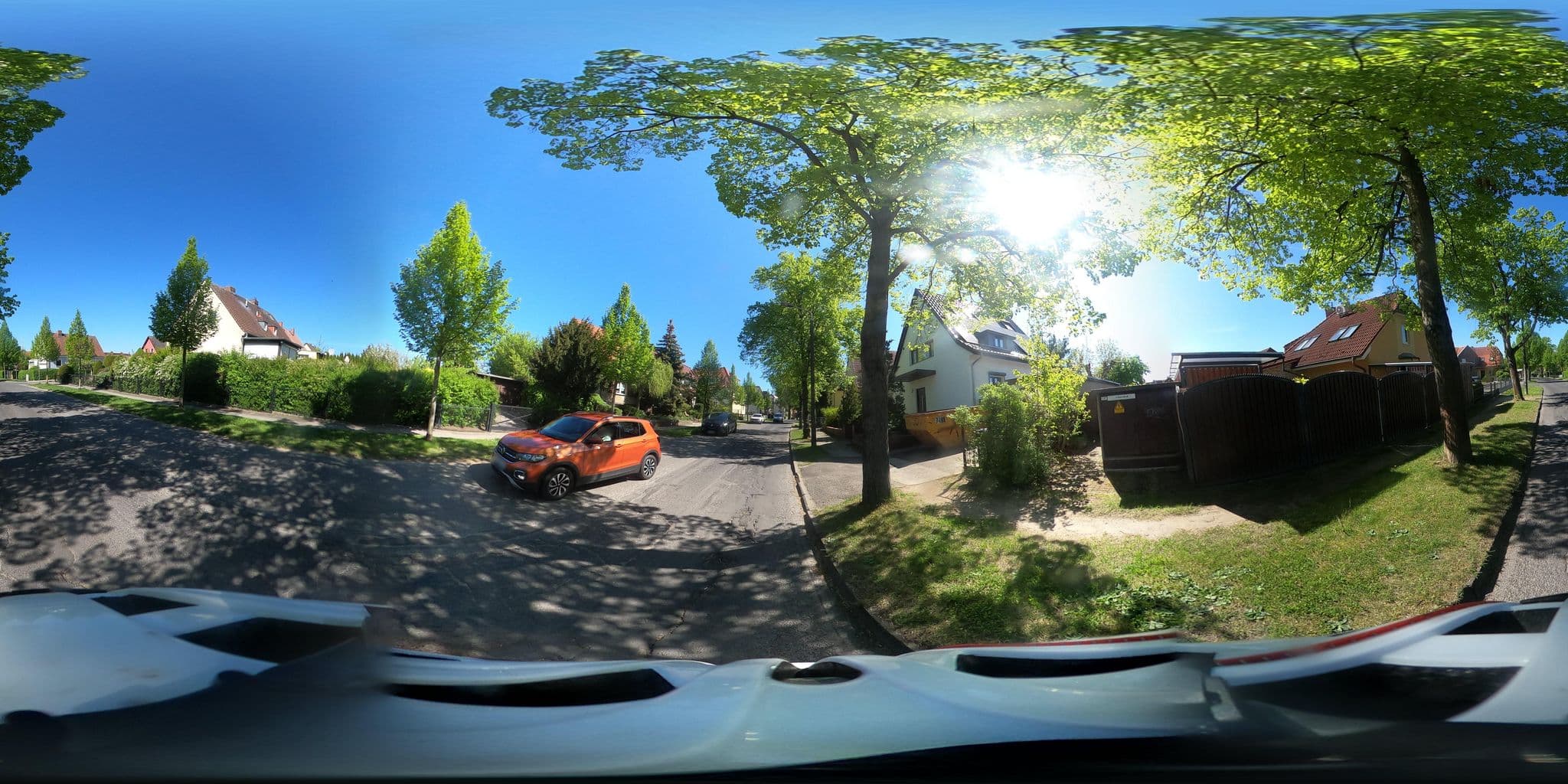 Street view near Hotel Pension Senftleben, Frankfurt (Oder) — © Oderradler (CC BY-SA · Mapillary)