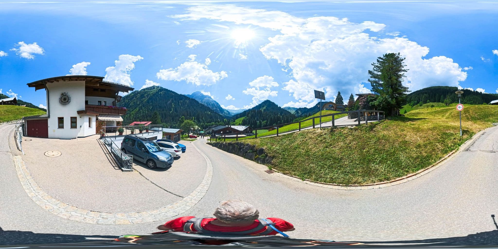 Street view near Gästehaus Charlotte, Hirschegg