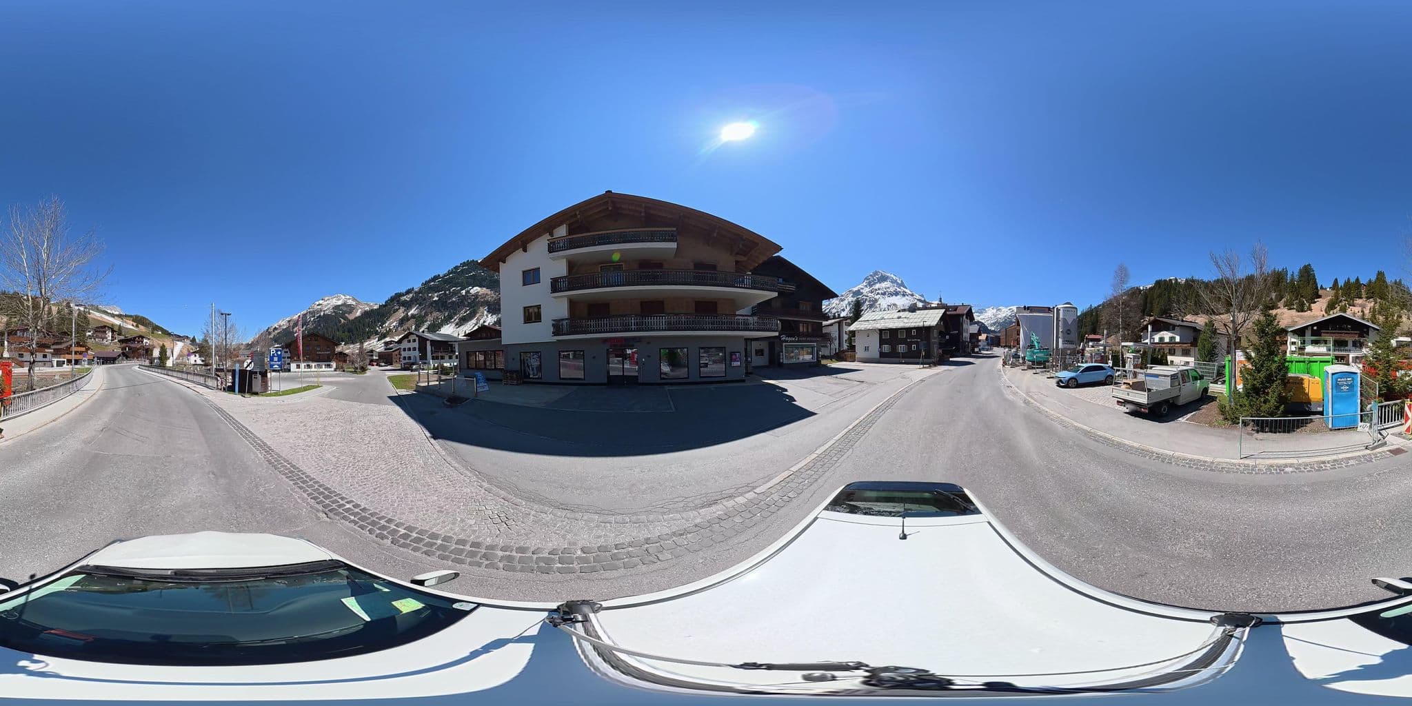 Street view near Hotel Alpin Vital, Lech