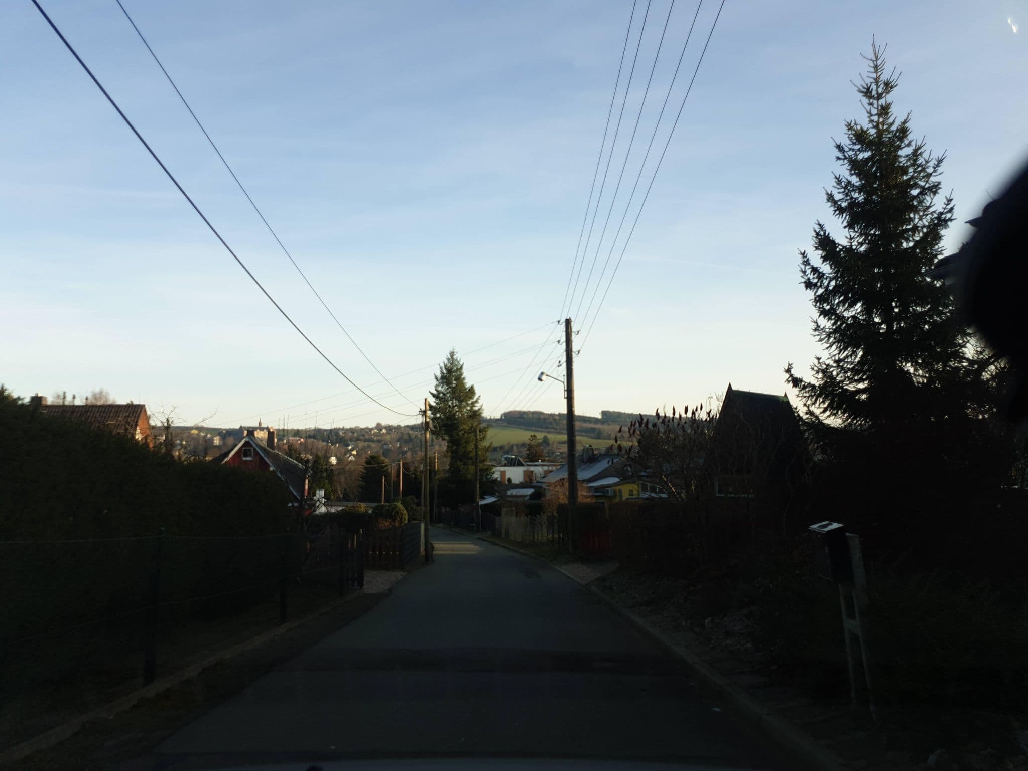 Street view near Ferienhaus Schlossblick, Stollberg — © canislupus (CC BY-SA · Mapillary)