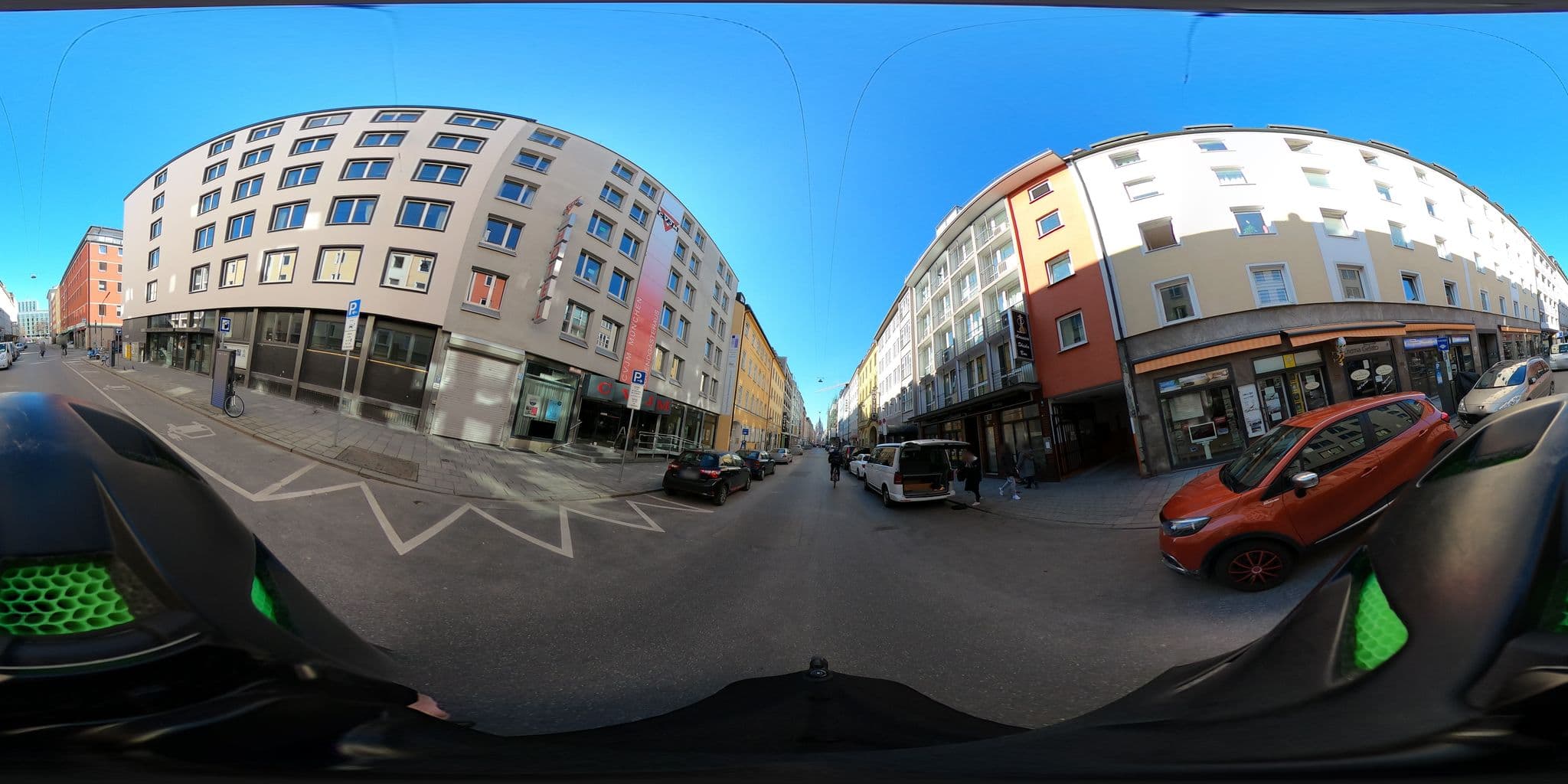 Street view near CVJM, Munich — © stephanesser (CC BY-SA · Mapillary)