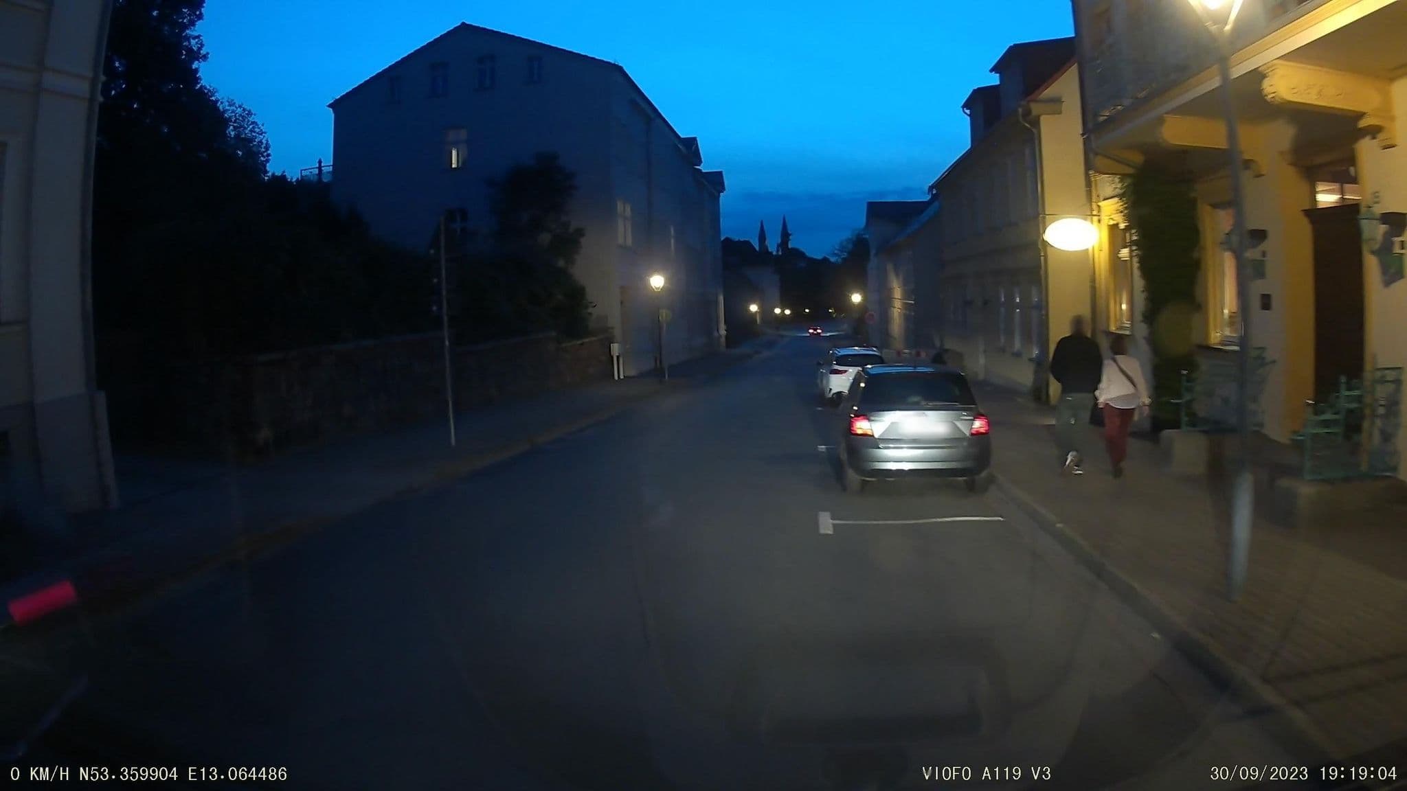 Street view near Hotel Schlossgarten, Neustrelitz — © alexander2010 (CC BY-SA · Mapillary)