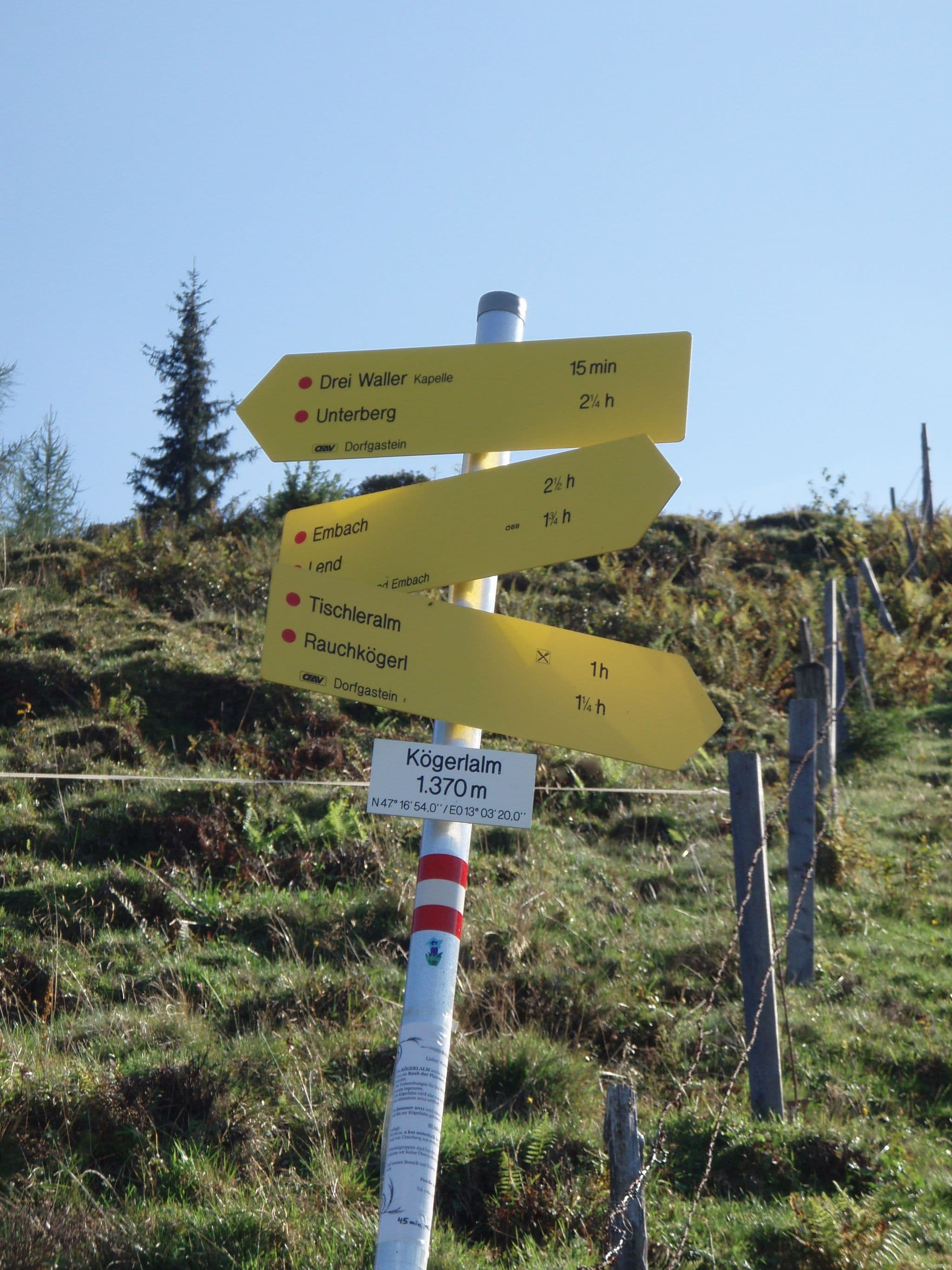 Street view near Kögerlalm, Rauris — © schermy_at (CC BY-SA · Mapillary)