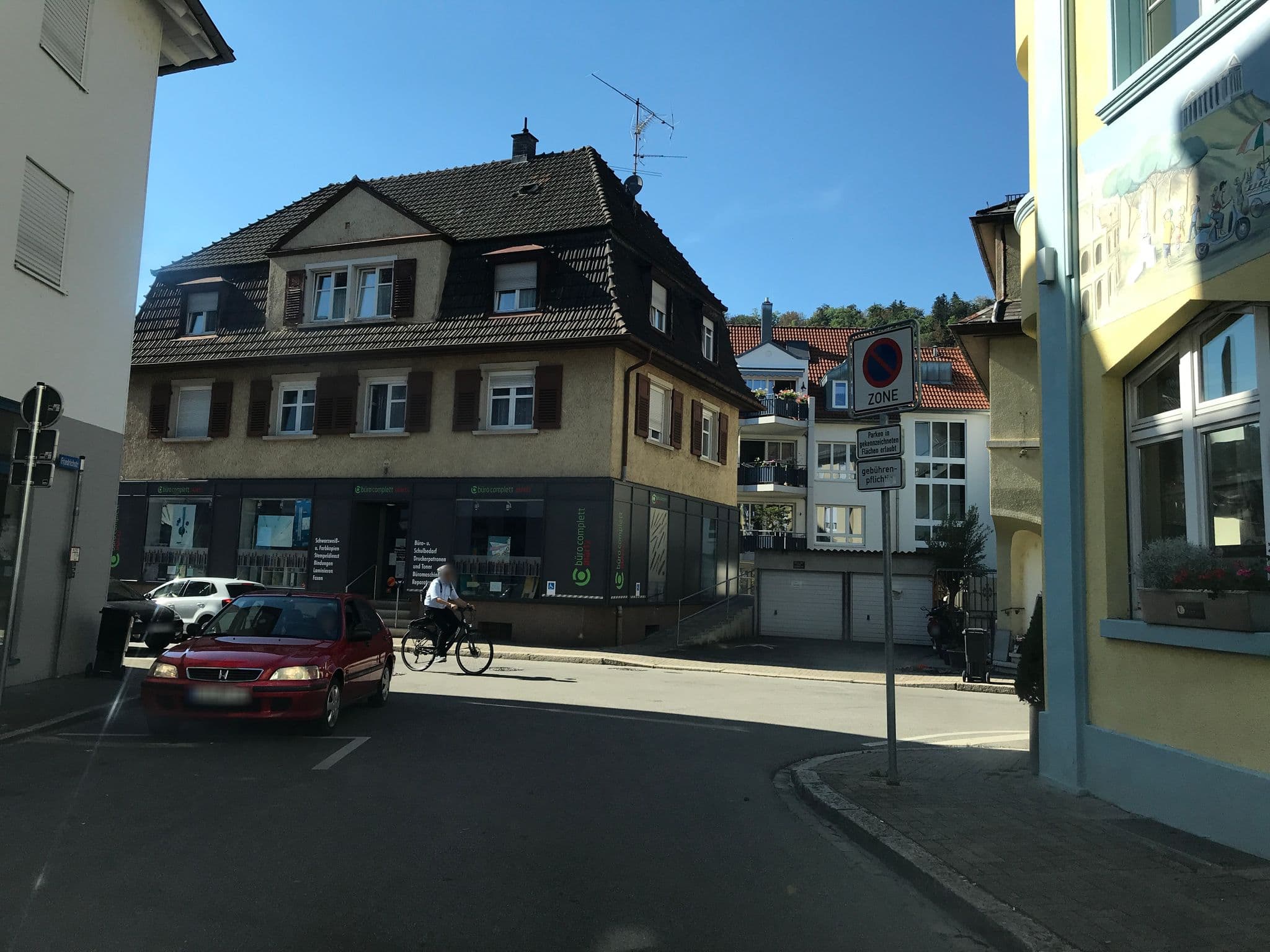Street view near City Hotel Schopfheim, Schopfheim — © tbkrtz (CC BY-SA · Mapillary)