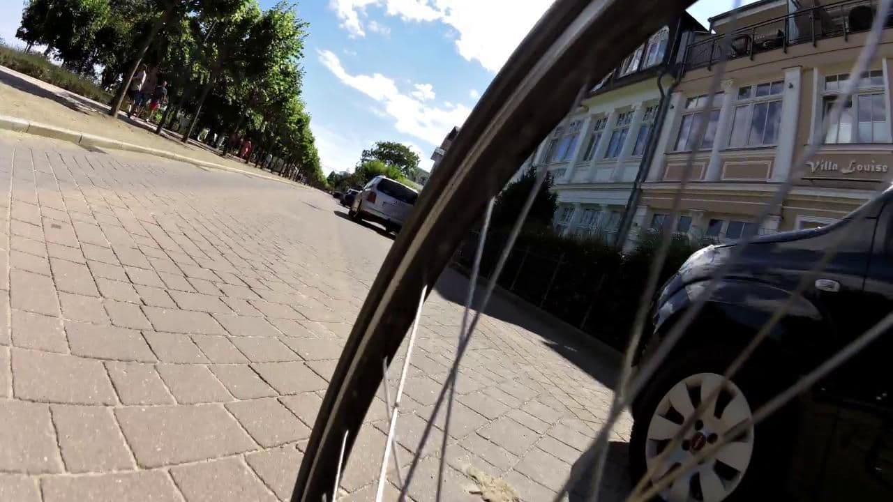 Street view near Villa Henriette, Seebad Heringsdorf