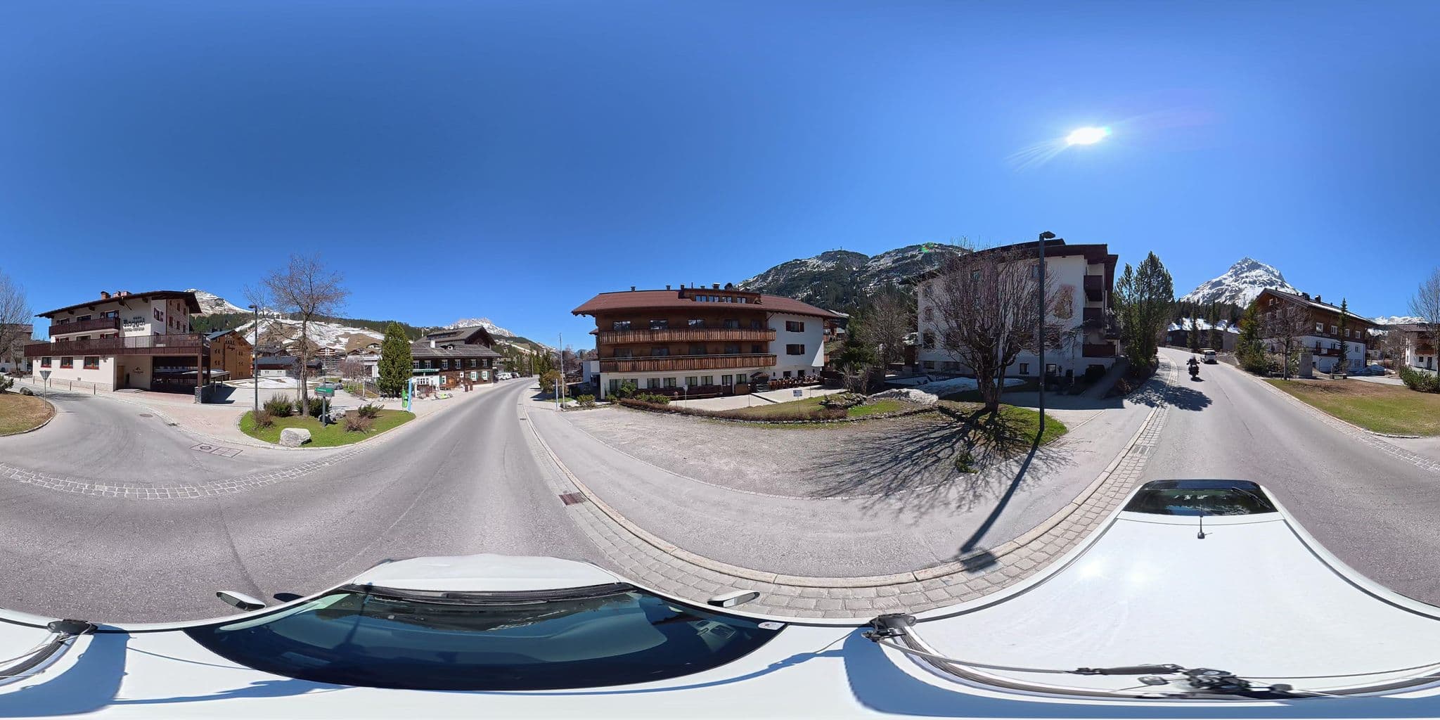 Street view near Hotel Pension Roggal, Lech