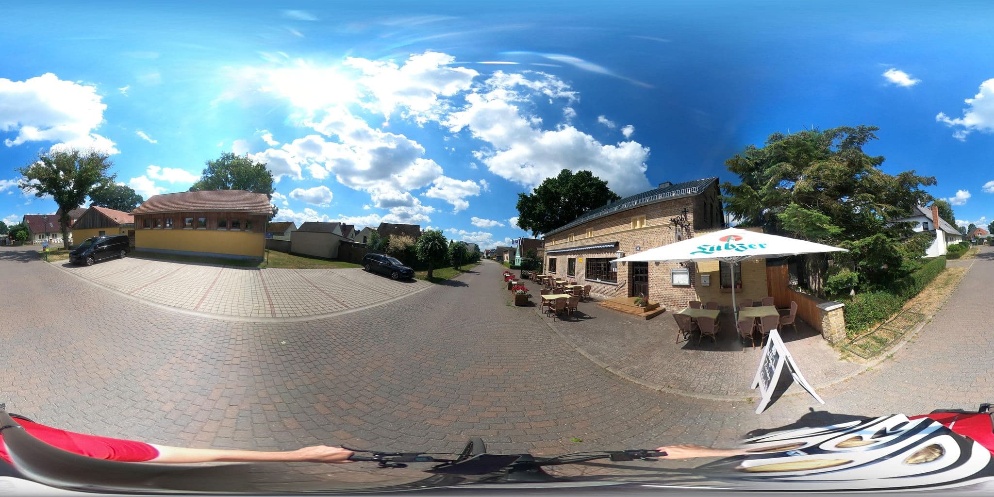Street view near Gasthof zum Goldenen Löwen, Ueckermünde — © Ameba (CC BY-SA · Mapillary)