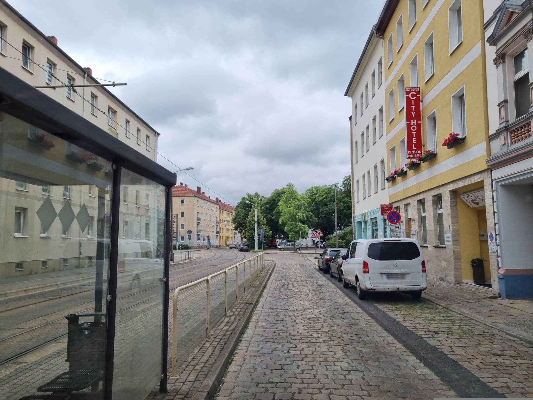 Street view near City Hotel Brandenburg, Brandenburg an der Havel — © dsmm (CC BY-SA · Mapillary)