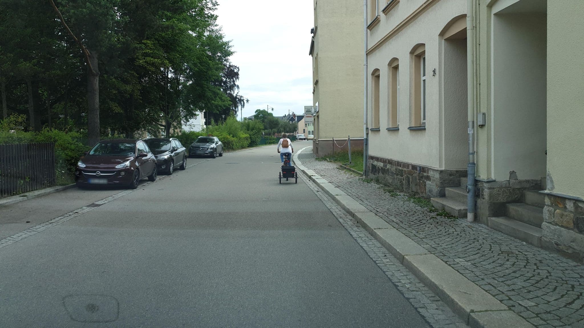 Street view near Hotel "Grüner Baum", Stollberg — © canislupus (CC BY-SA · Mapillary)