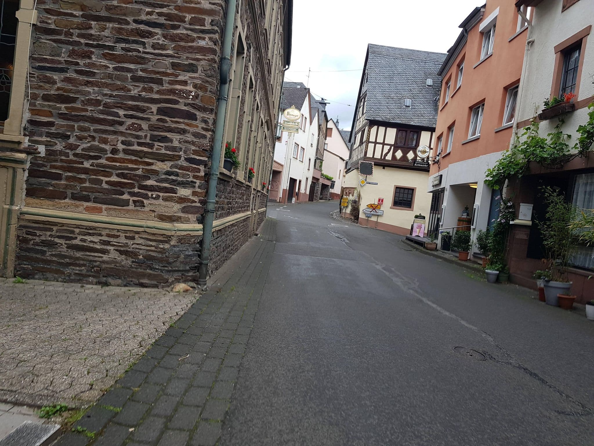 Street view near Zum Musikalischen Wirt, Briedel — © Lowiekse (CC BY-SA · Mapillary)