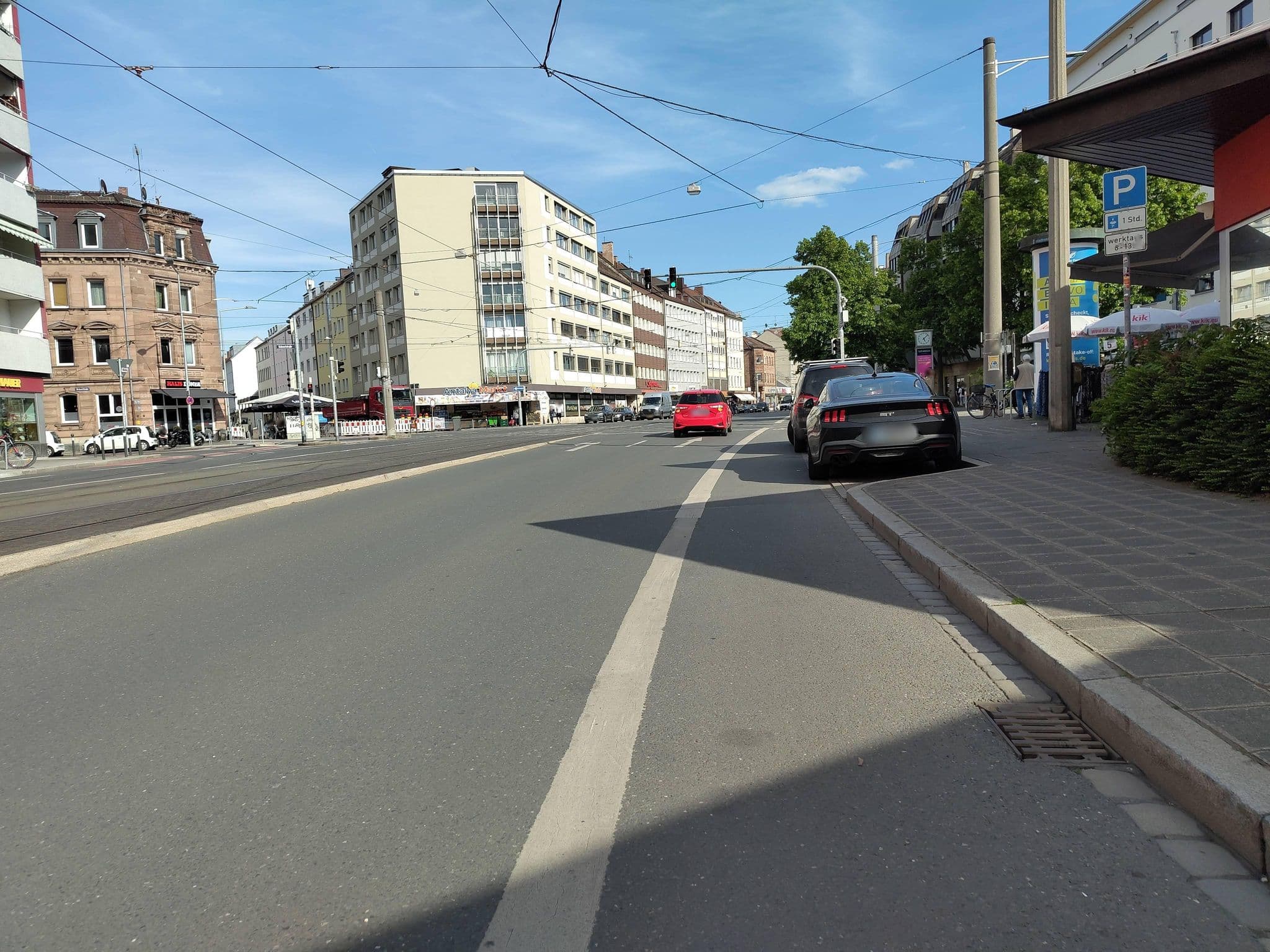 Street view near City Rooms, Nuremberg — © HaraldBk (CC BY-SA · Mapillary)
