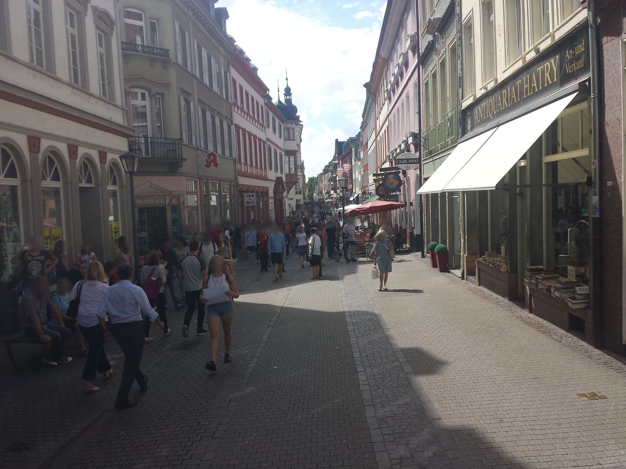 Street view near Hip Hotel, Heidelberg — © wegavision (CC BY-SA · Mapillary)