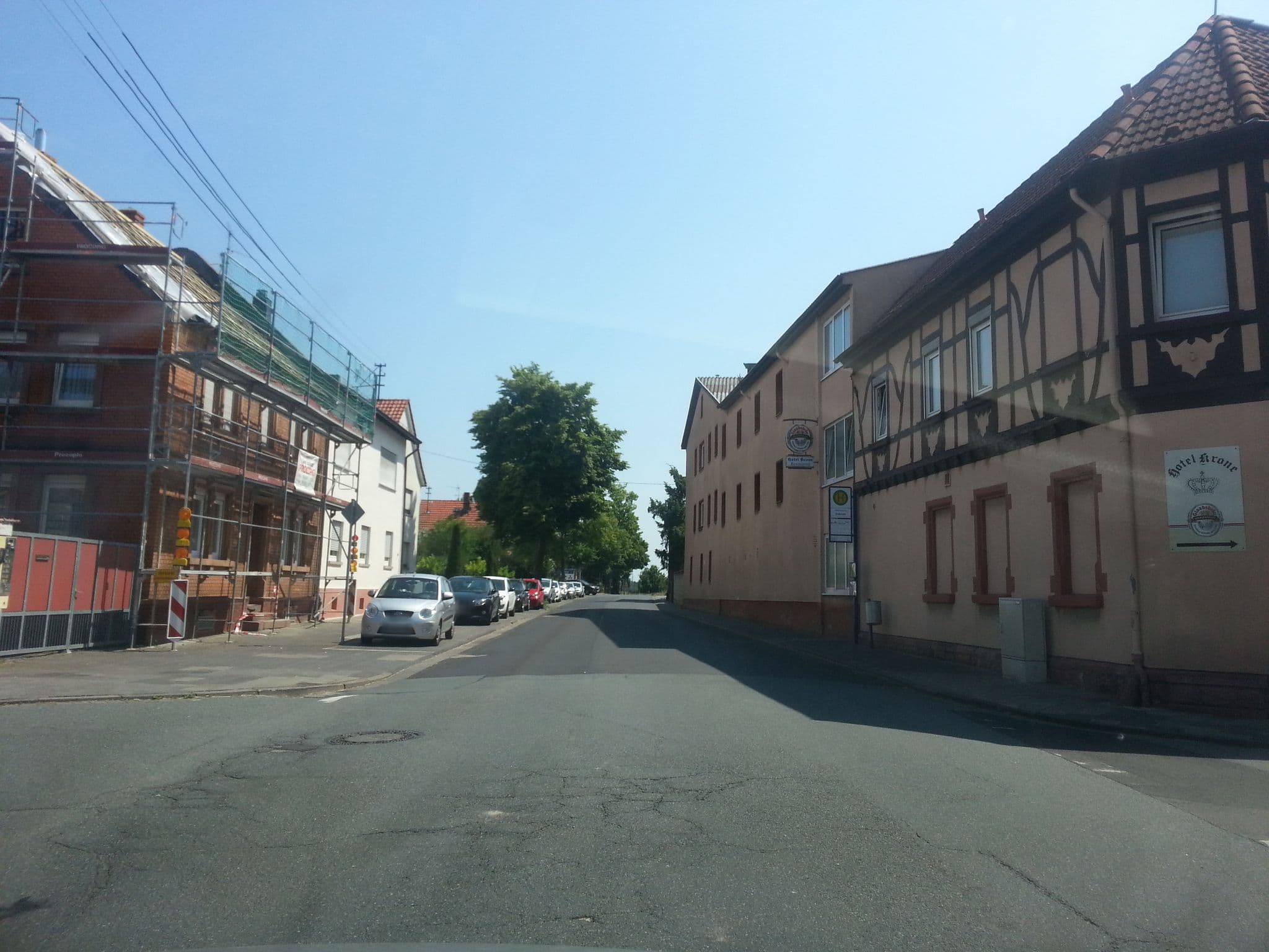 Street view near Hotel Krone, Dietzenbach — © wegavision (CC BY-SA · Mapillary)