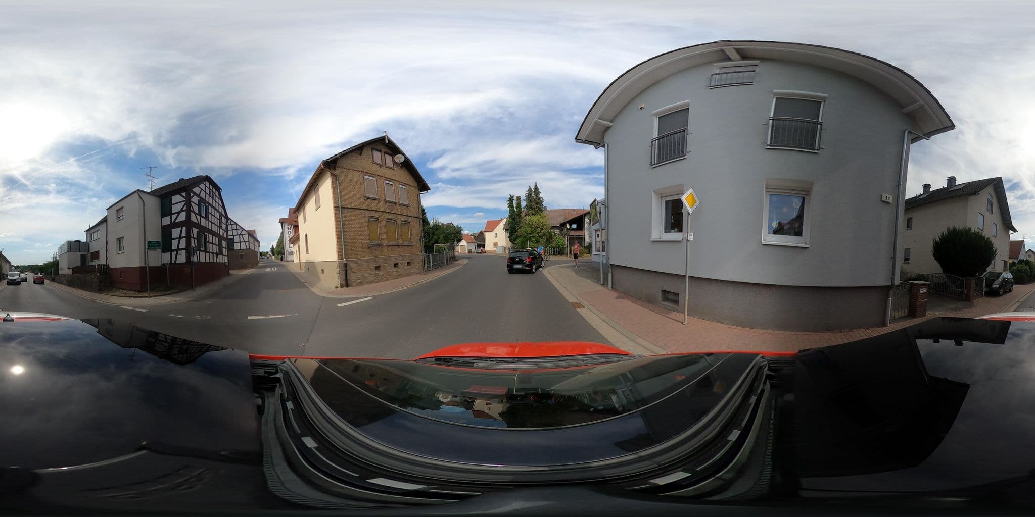 Street view near Zur Krone, Hammersbach — © GameRover (CC BY-SA · Mapillary)