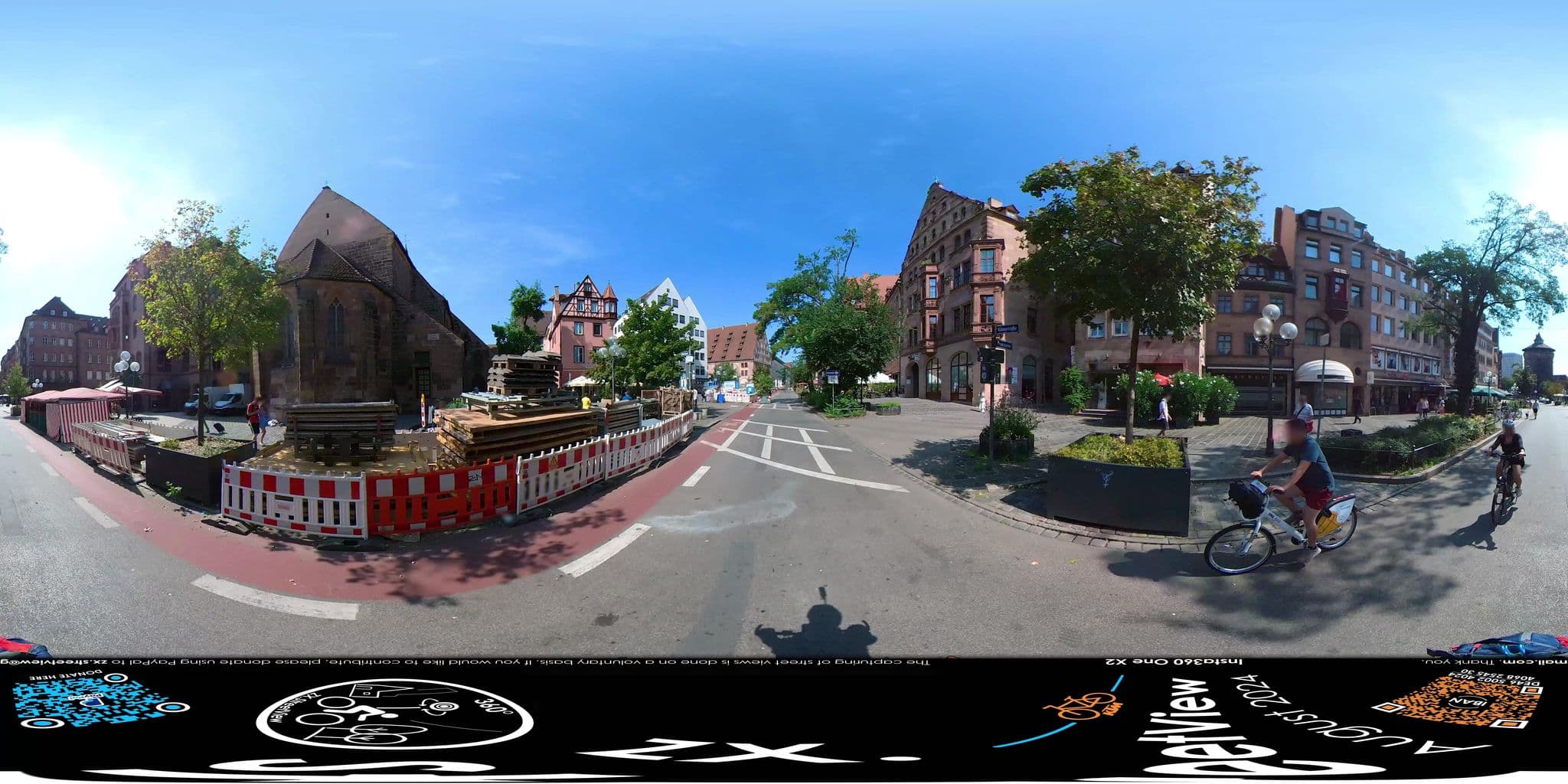 Street view near Drei Raben, Nuremberg — © ZXStreetview (CC BY-SA · Mapillary)