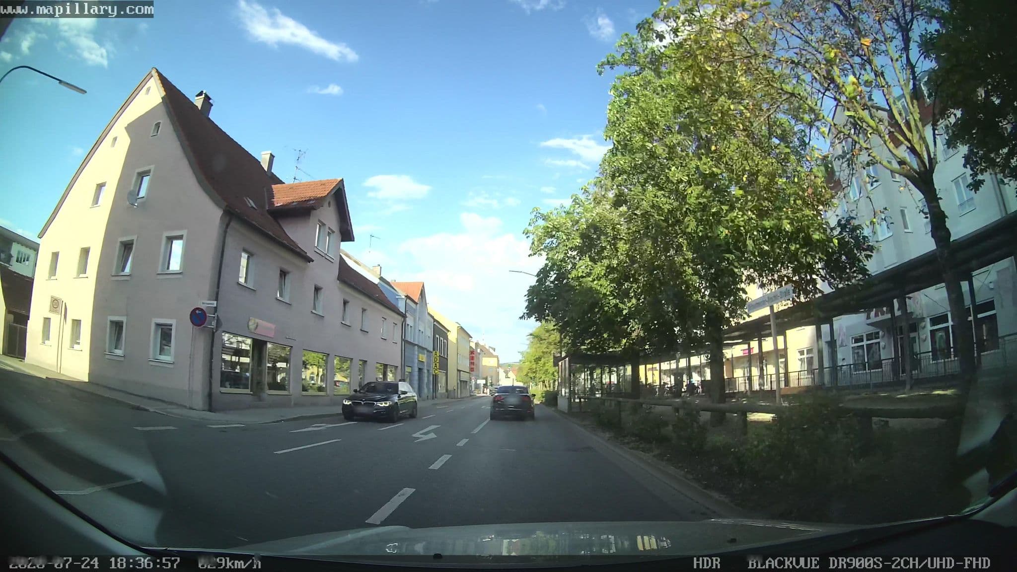 Street view near Hotel Weile, Weiden — © mapcreator (CC BY-SA · Mapillary)