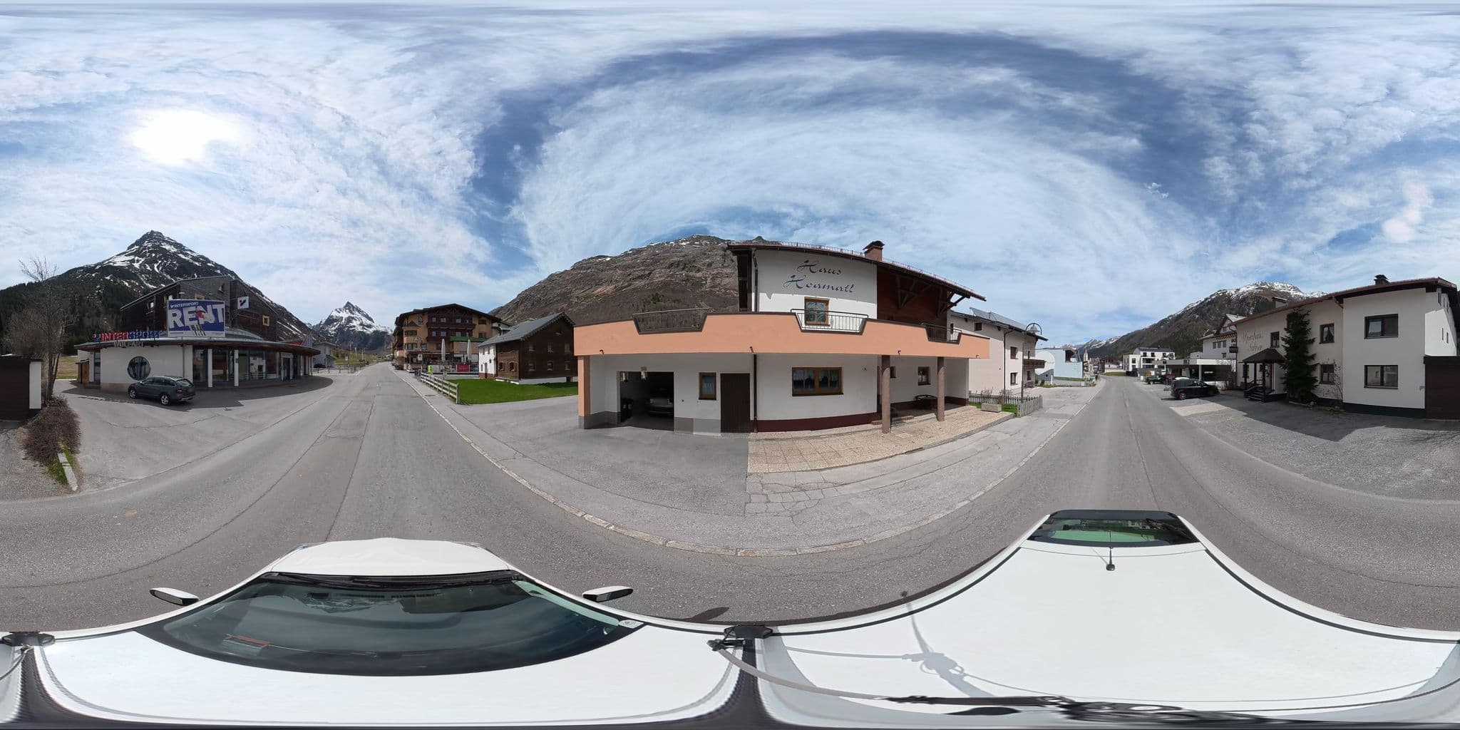 Street view near Alpenhaus Salner, Ischgl