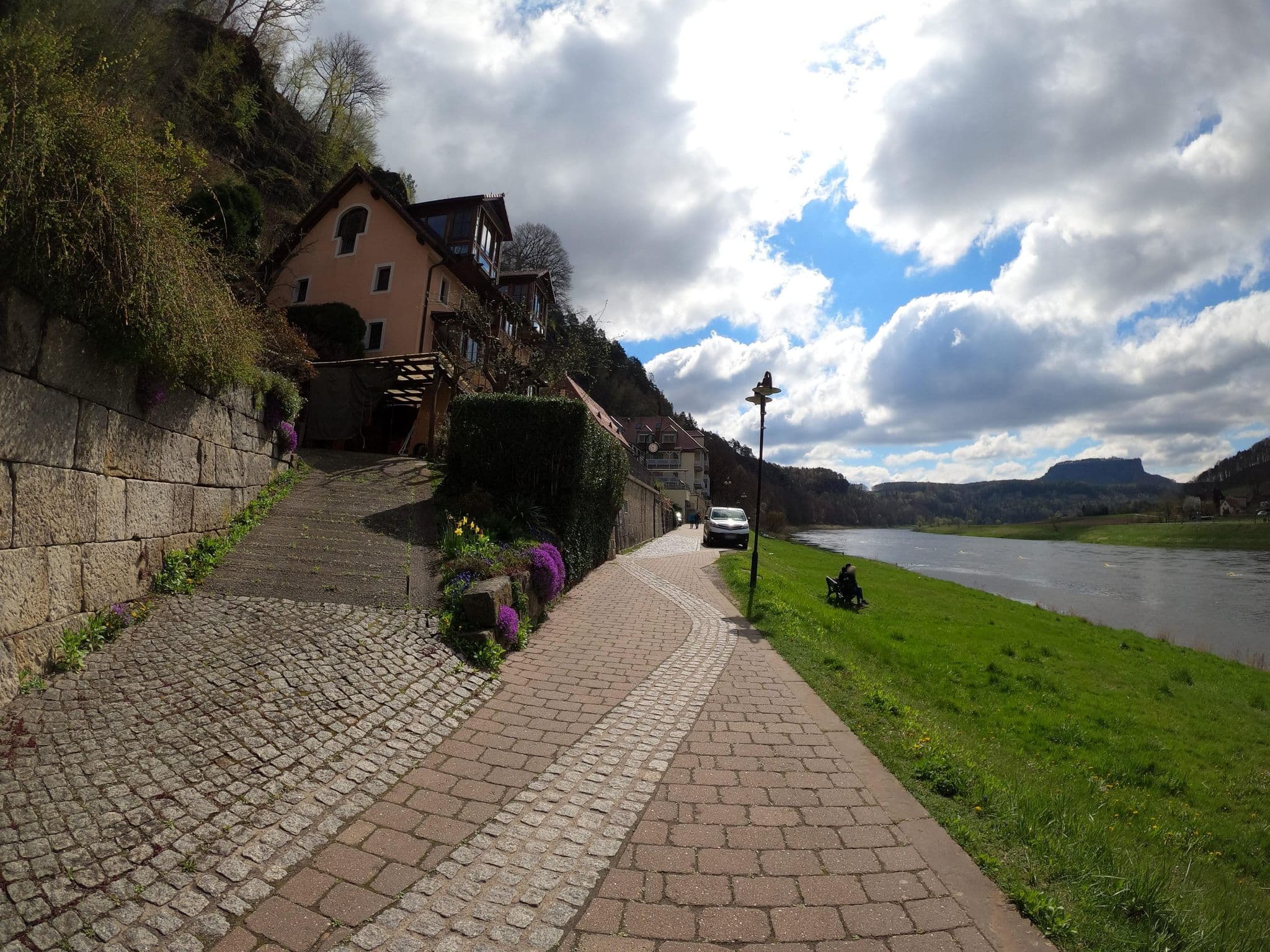 Street view near Ferienwohnung Elbjuwel, Hohnstein — © Langfahrer (CC BY-SA · Mapillary)