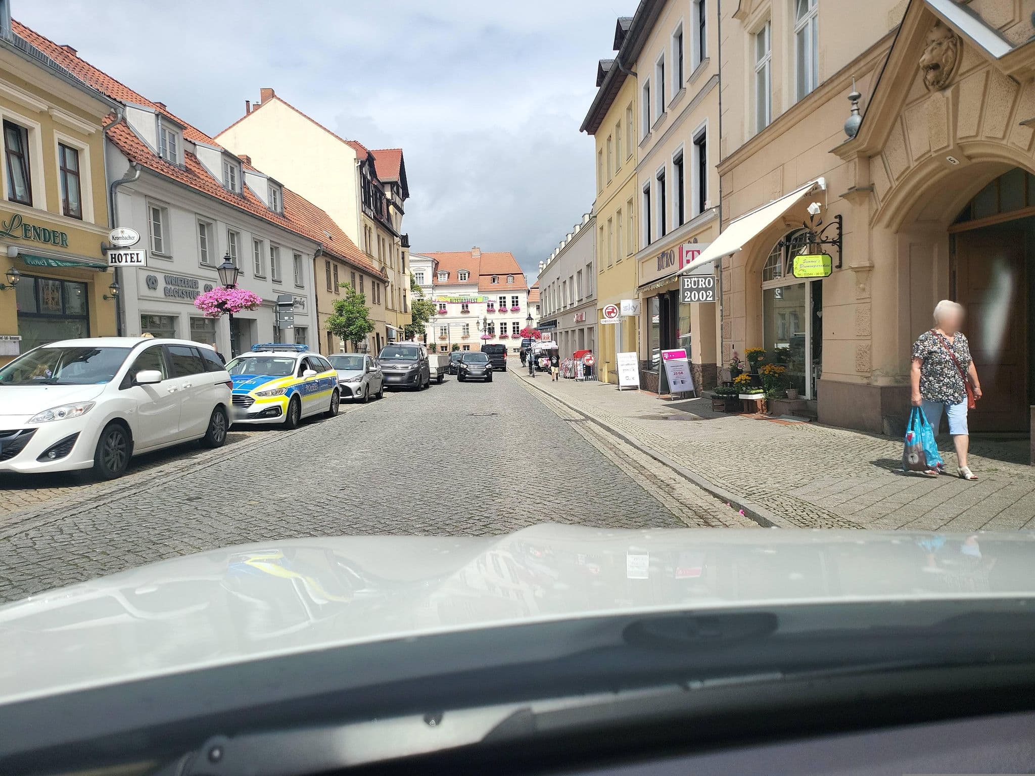 Street view near Café und Pension Lender, Bad Freienwalde — © DerMaster0815 (CC BY-SA · Mapillary)