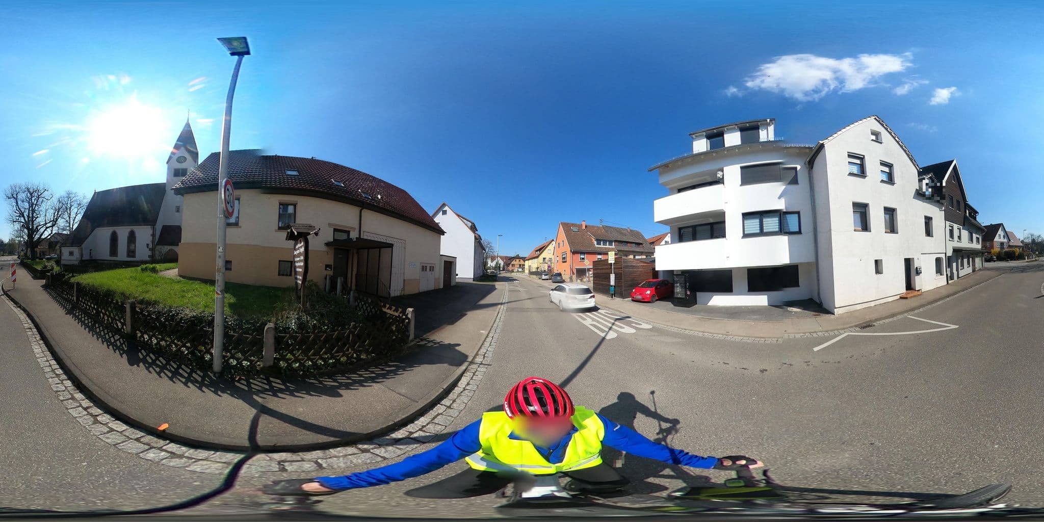 Street view near Krone, Korb — © RadNETZ (CC BY-SA · Mapillary)