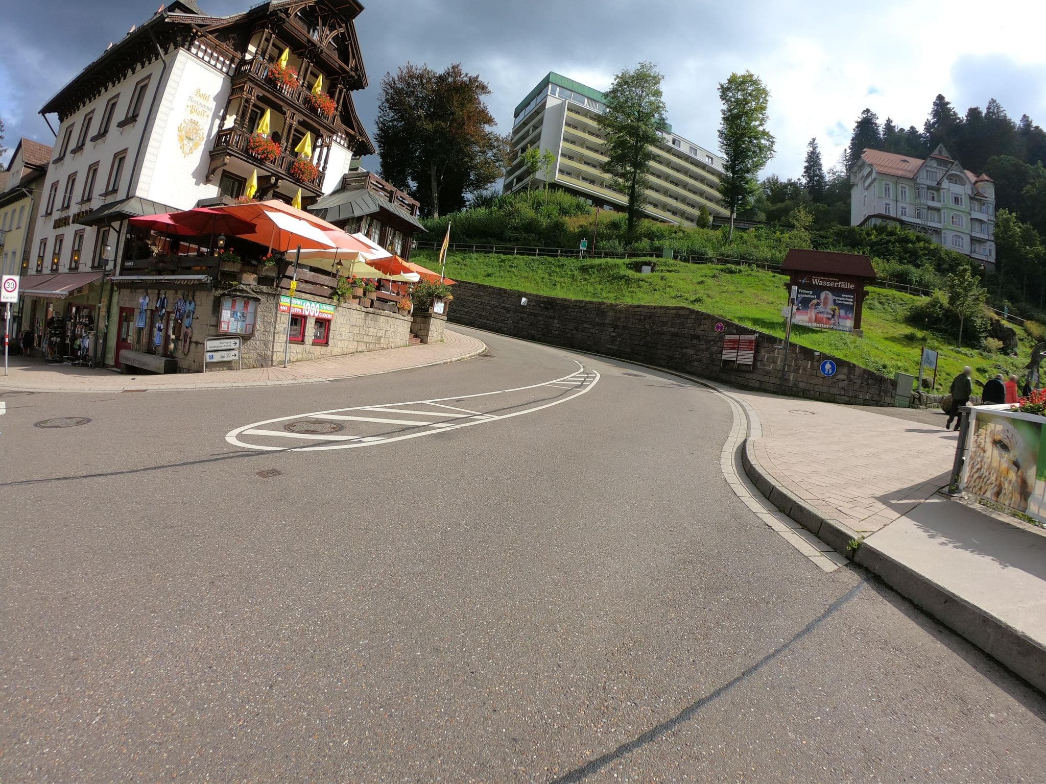Street view near Hotel Restaurant Pfaff, Triberg — © joostjakob (CC BY-SA · Mapillary)