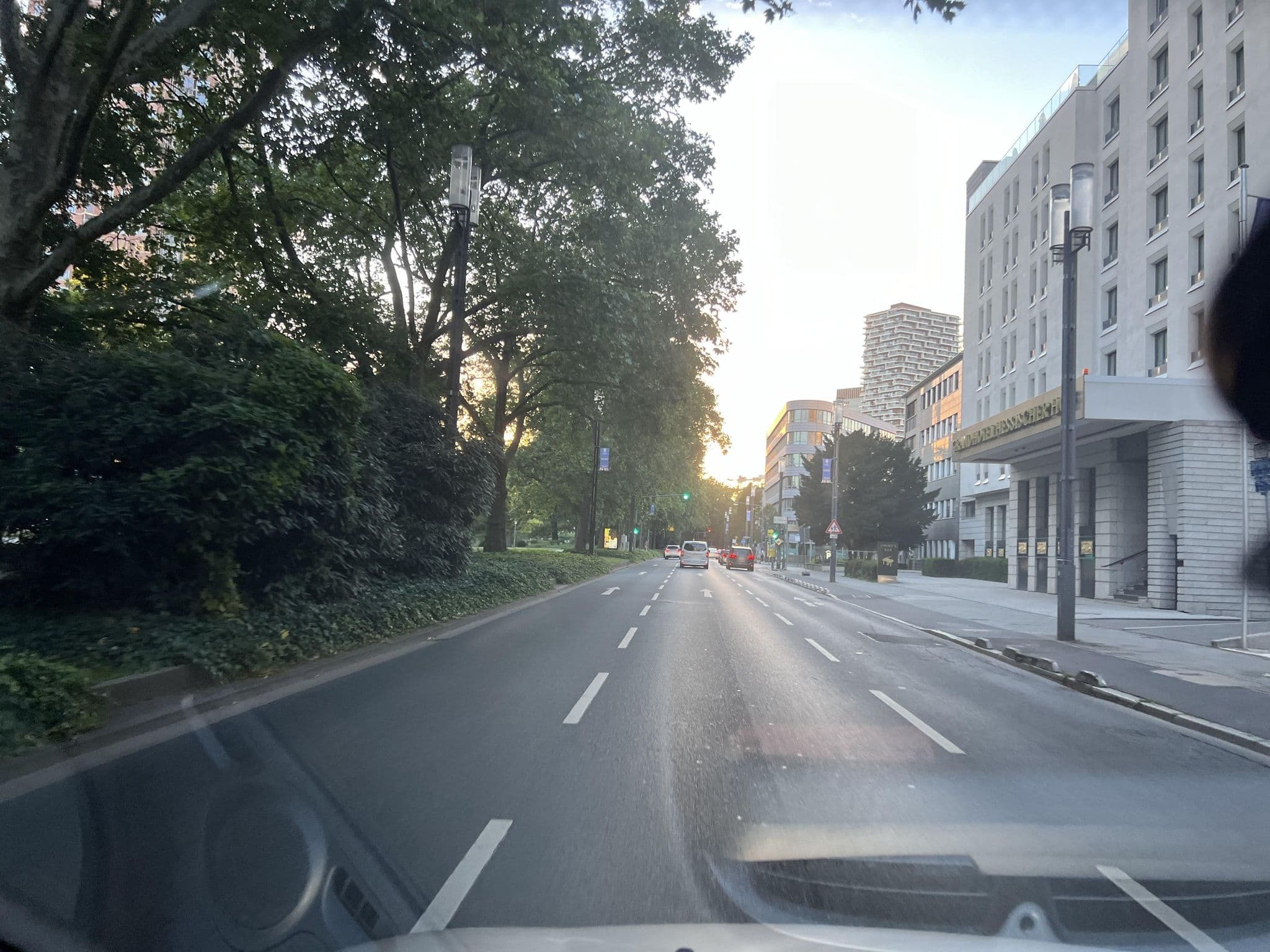 Street view near NH Frankfurt Messe, Frankfurt am Main
