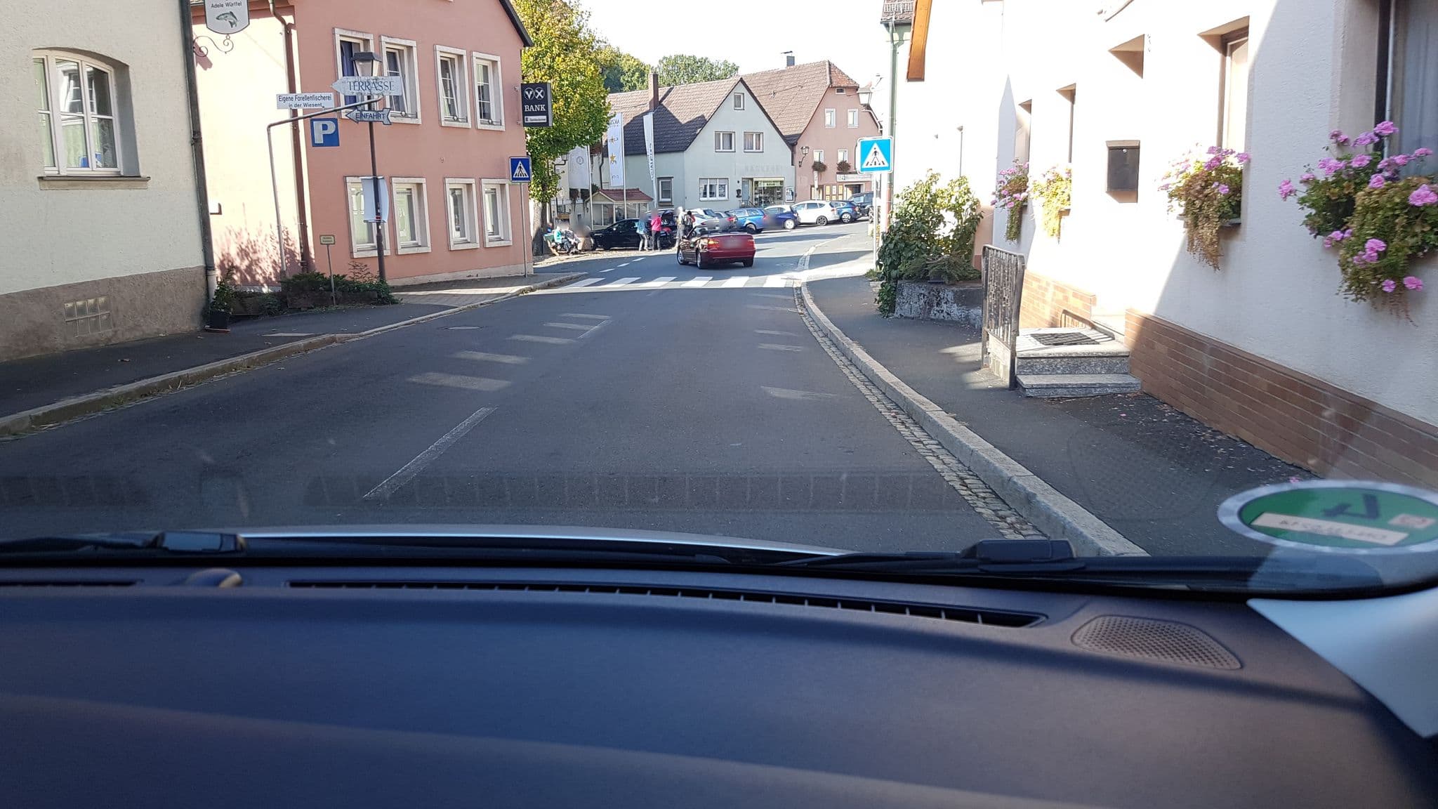 Street view near Hotel Cafe Eberhard, Unterleinleiter — © jurgenweighardt (CC BY-SA · Mapillary)