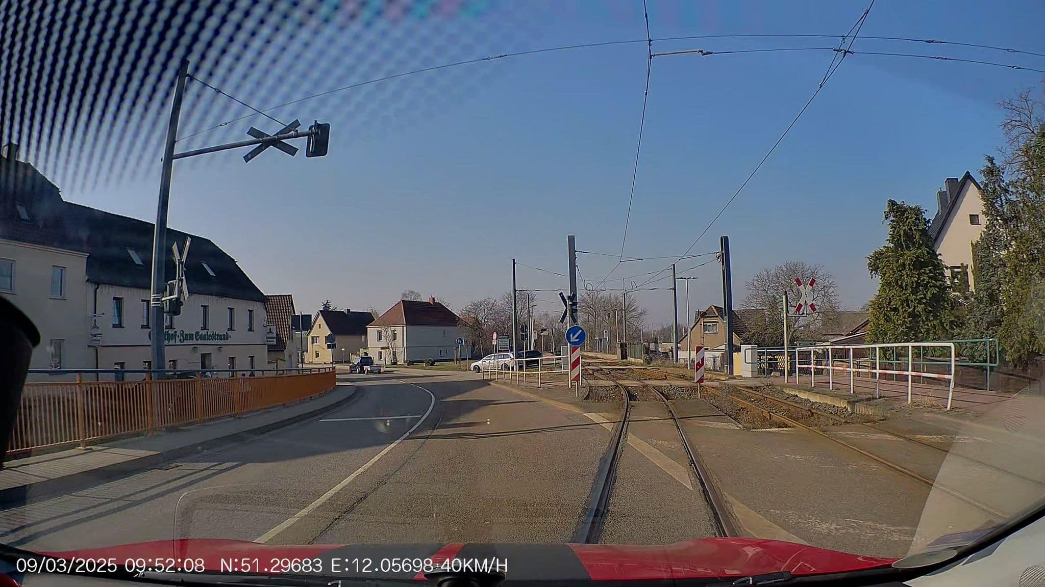 Street view near Gasthof Zum Saalestrand, Bad Dürrenberg — © AR88 (CC BY-SA · Mapillary)